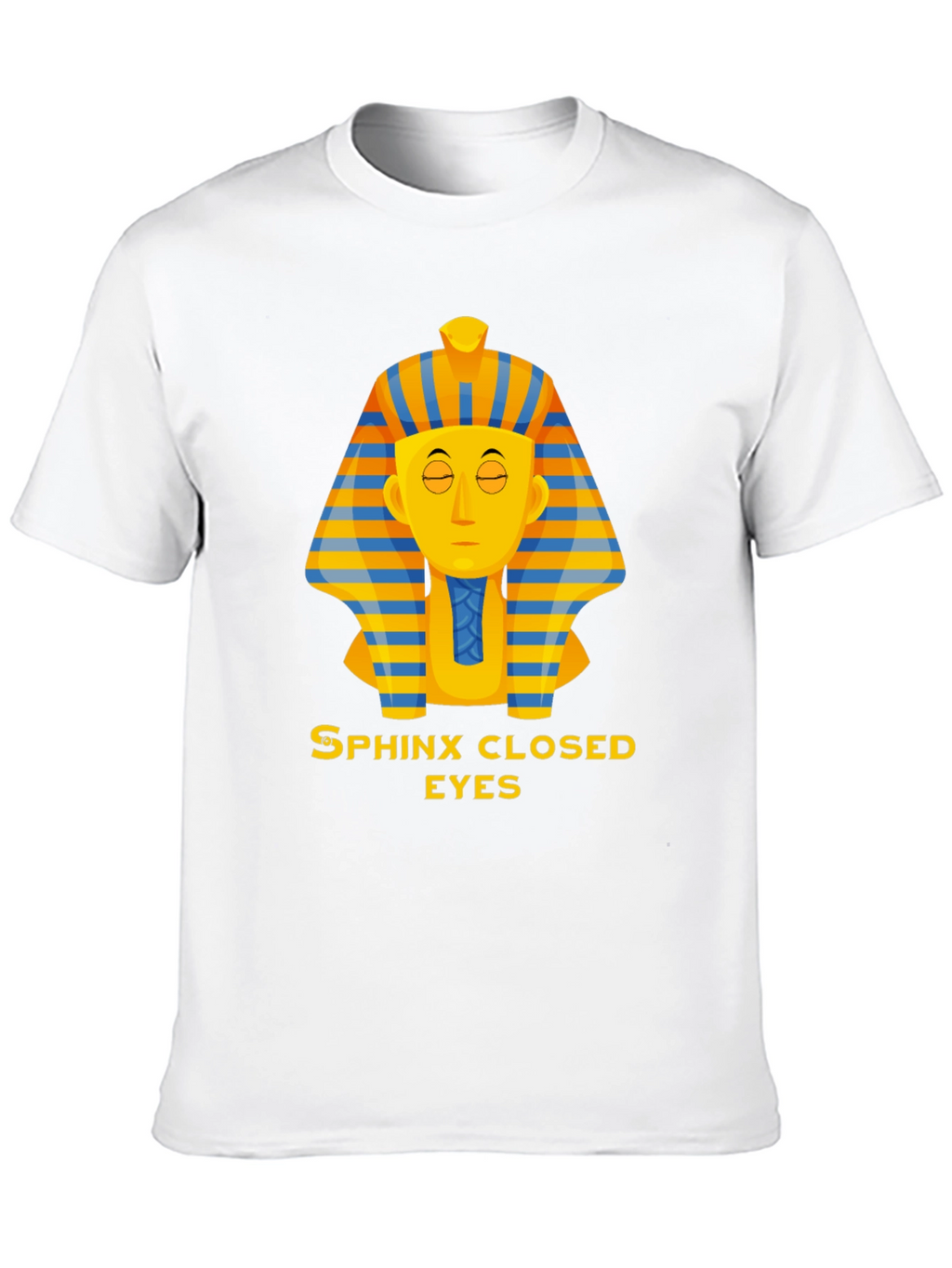 Sphinx Closed Eyes Graphic Tee - Unisex