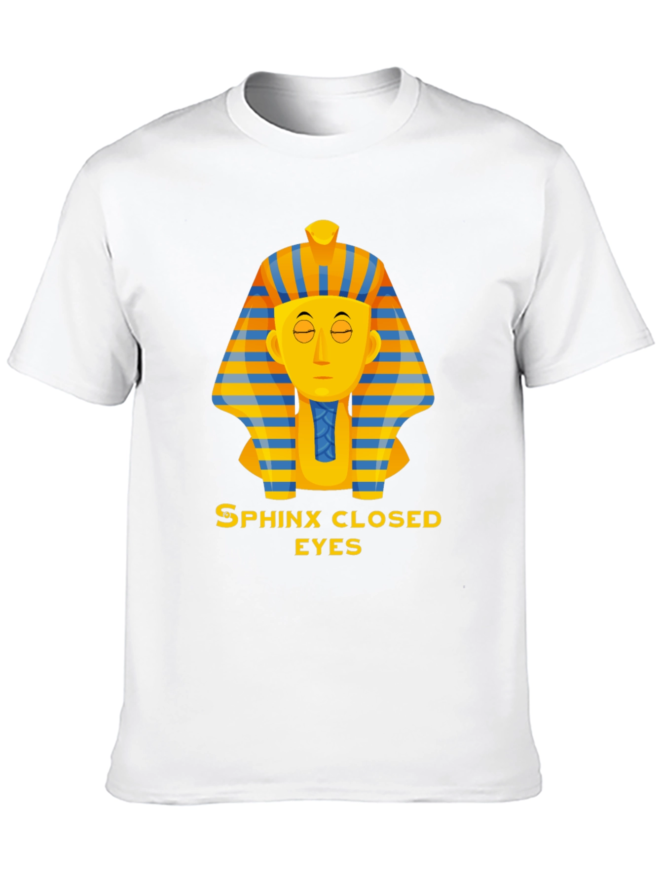 Sphinx Closed Eyes Graphic Tee - Unisex