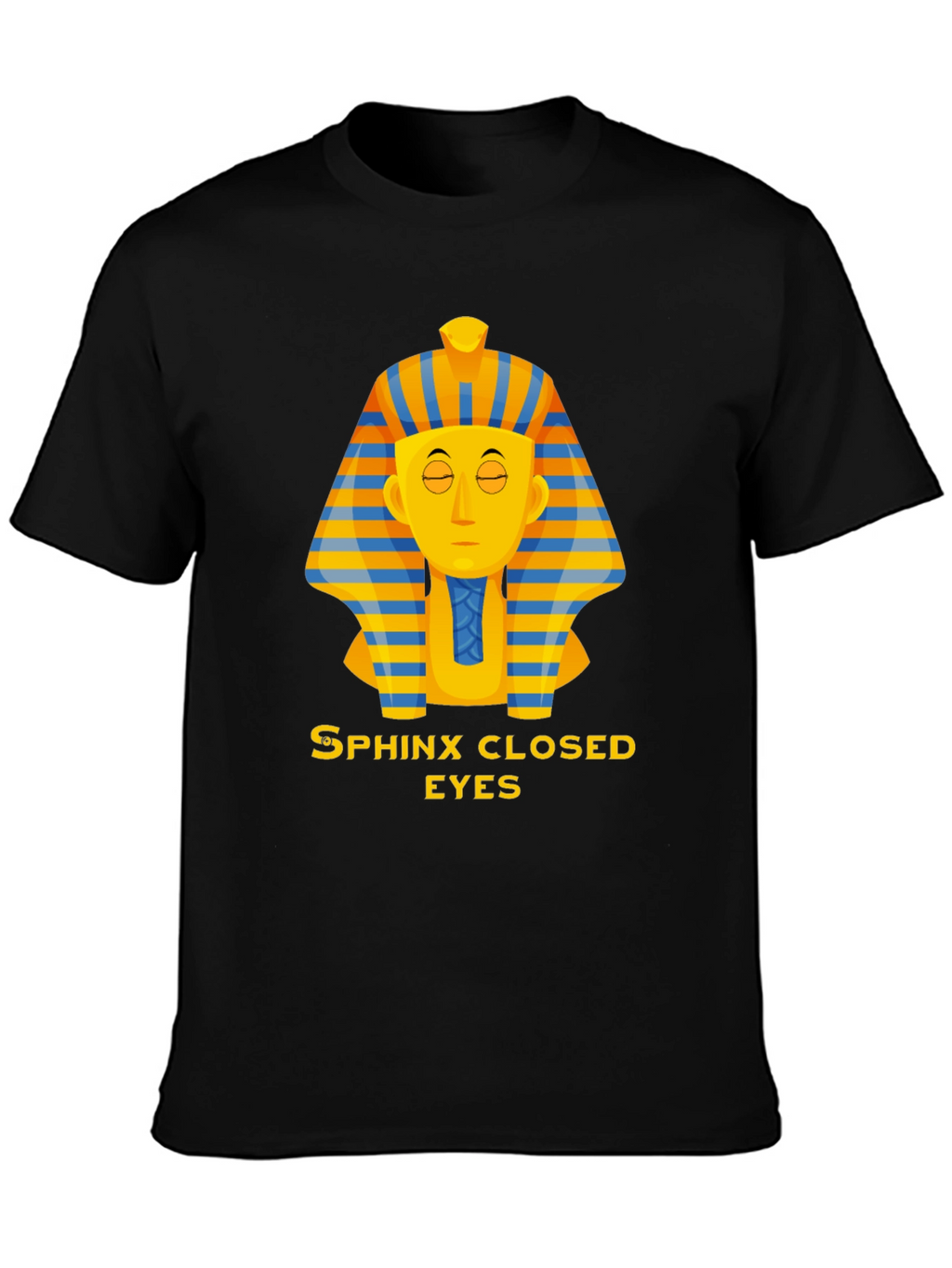 Sphinx Closed Eyes Graphic Tee - Unisex