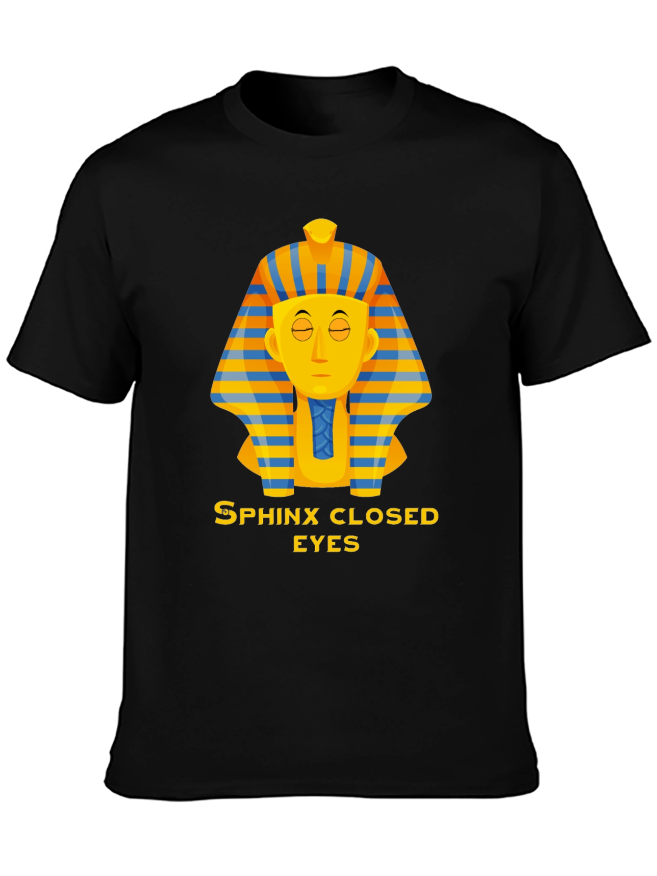 Sphinx Closed Eyes Graphic Tee - Unisex