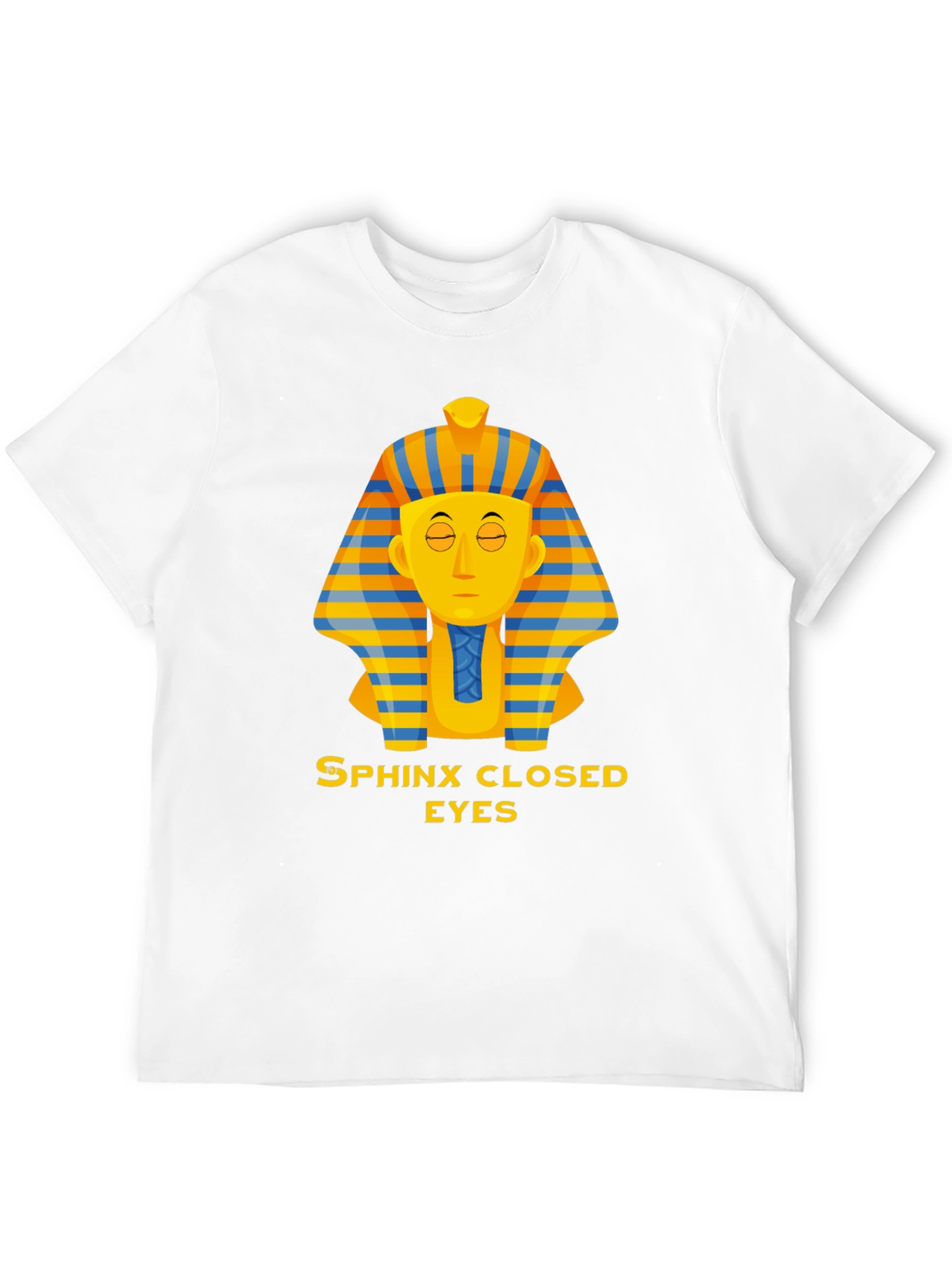 Sphinx Closed Eyes Graphic Tee - Unisex
