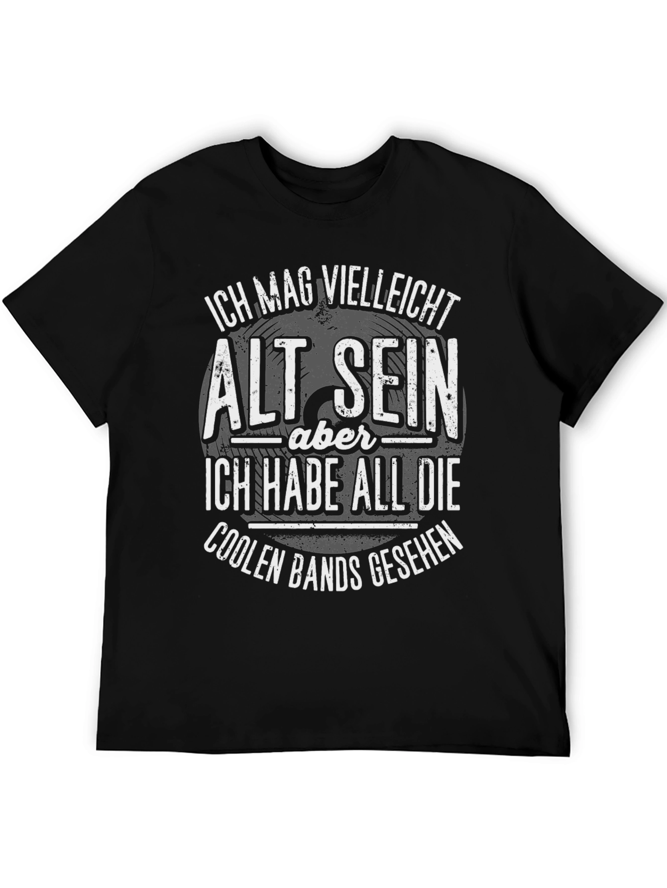 Cool Bands Seen Black Graphic Tee