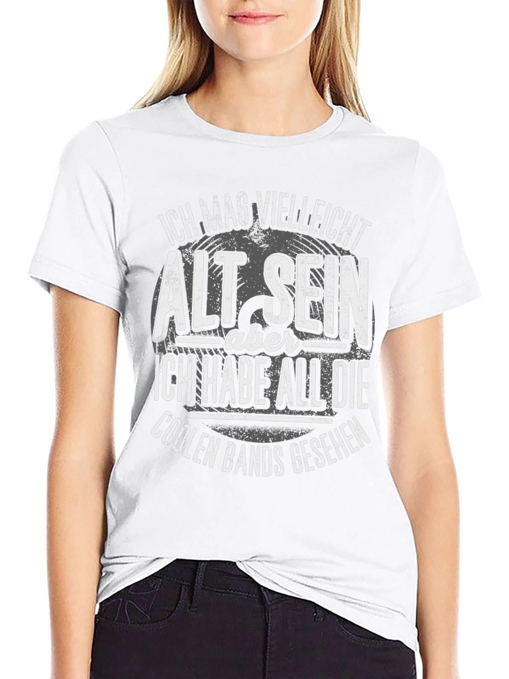 Cool Bands Seen Black Graphic Tee