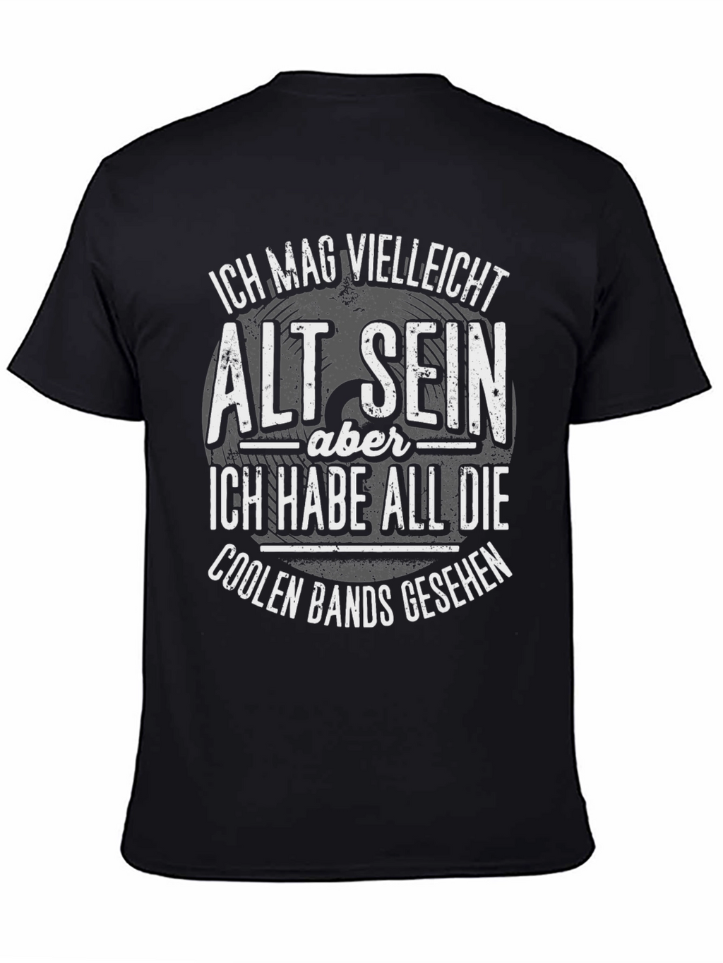 Cool Bands Seen Black Graphic Tee
