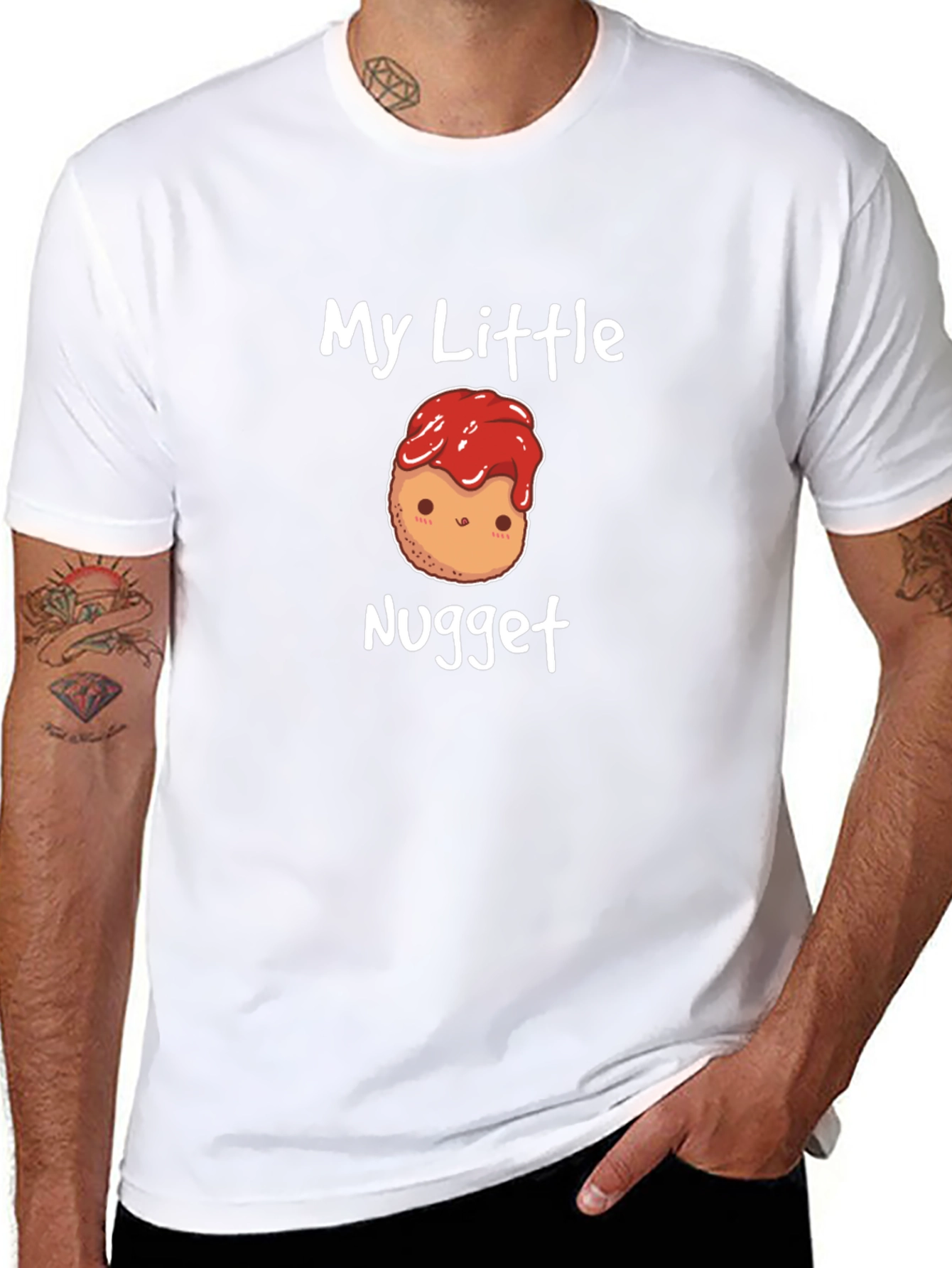 My Little Nugget T-Shirt - Funny Foodie Tee
