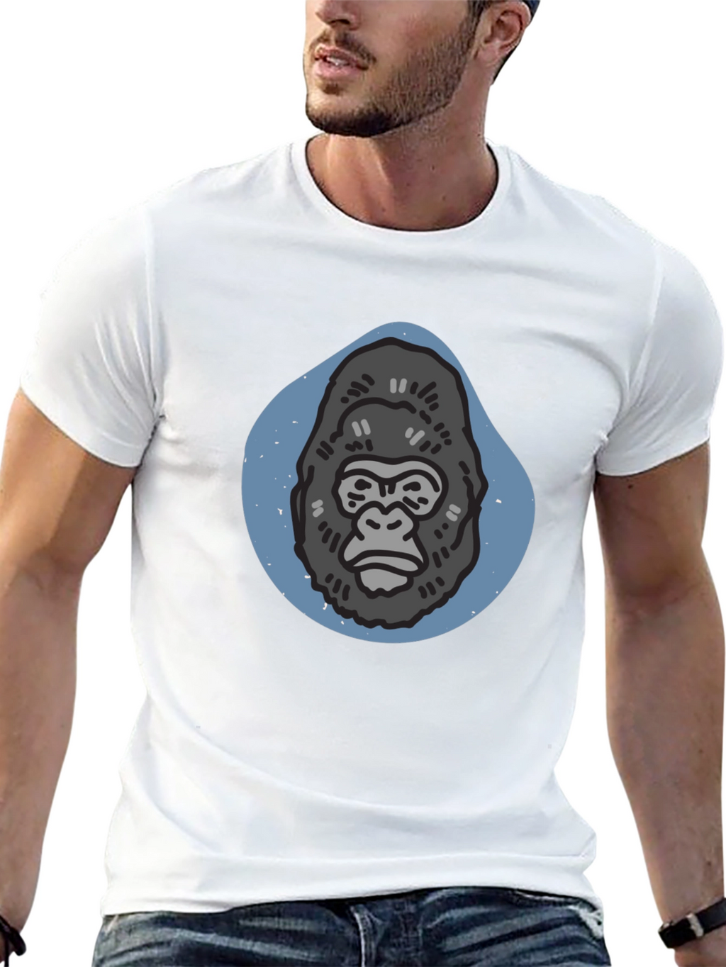 Gorilla Graphic Tee - Mens Black T-Shirt
