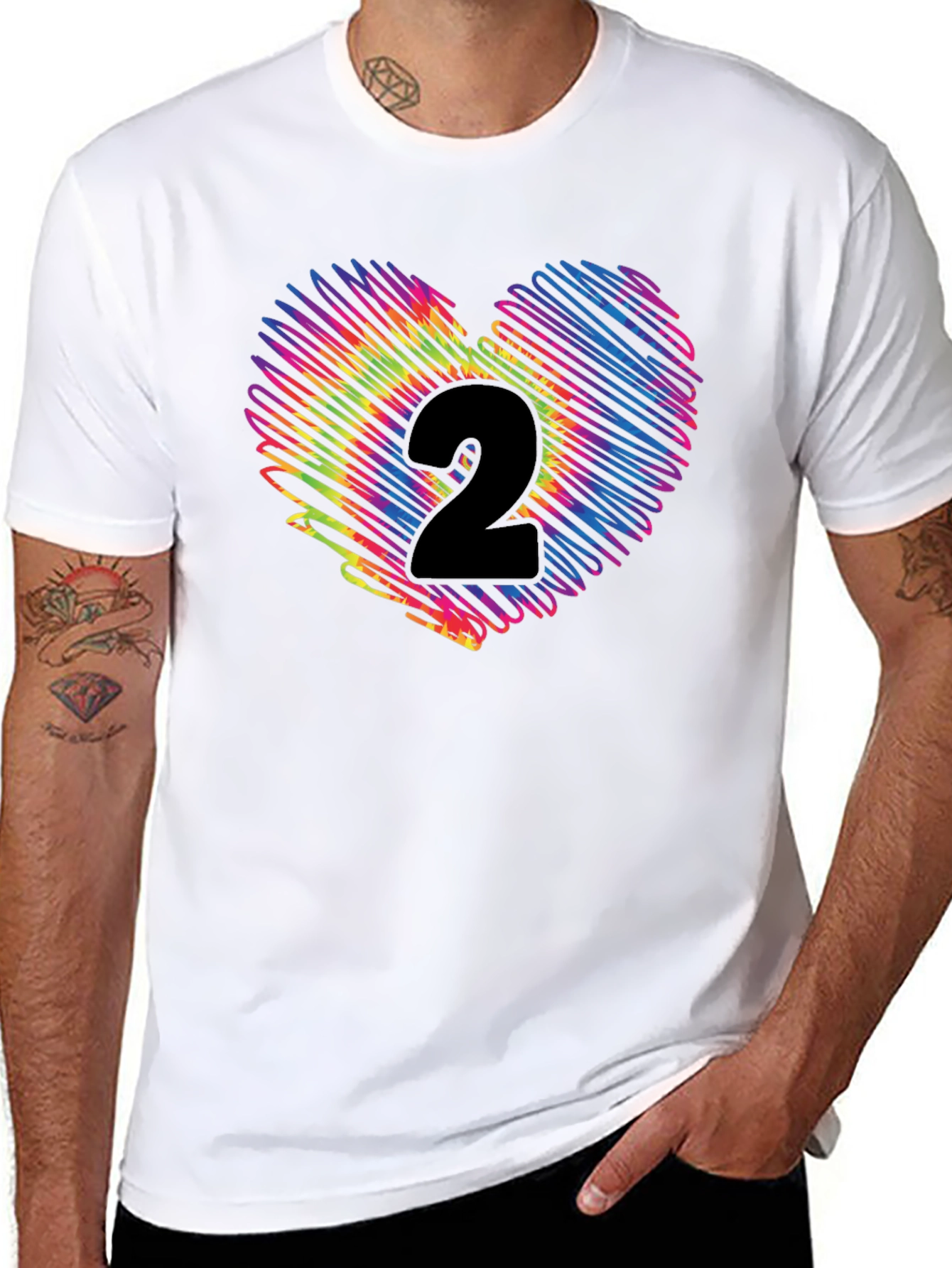 Heart Number 2 Graphic T-Shirt