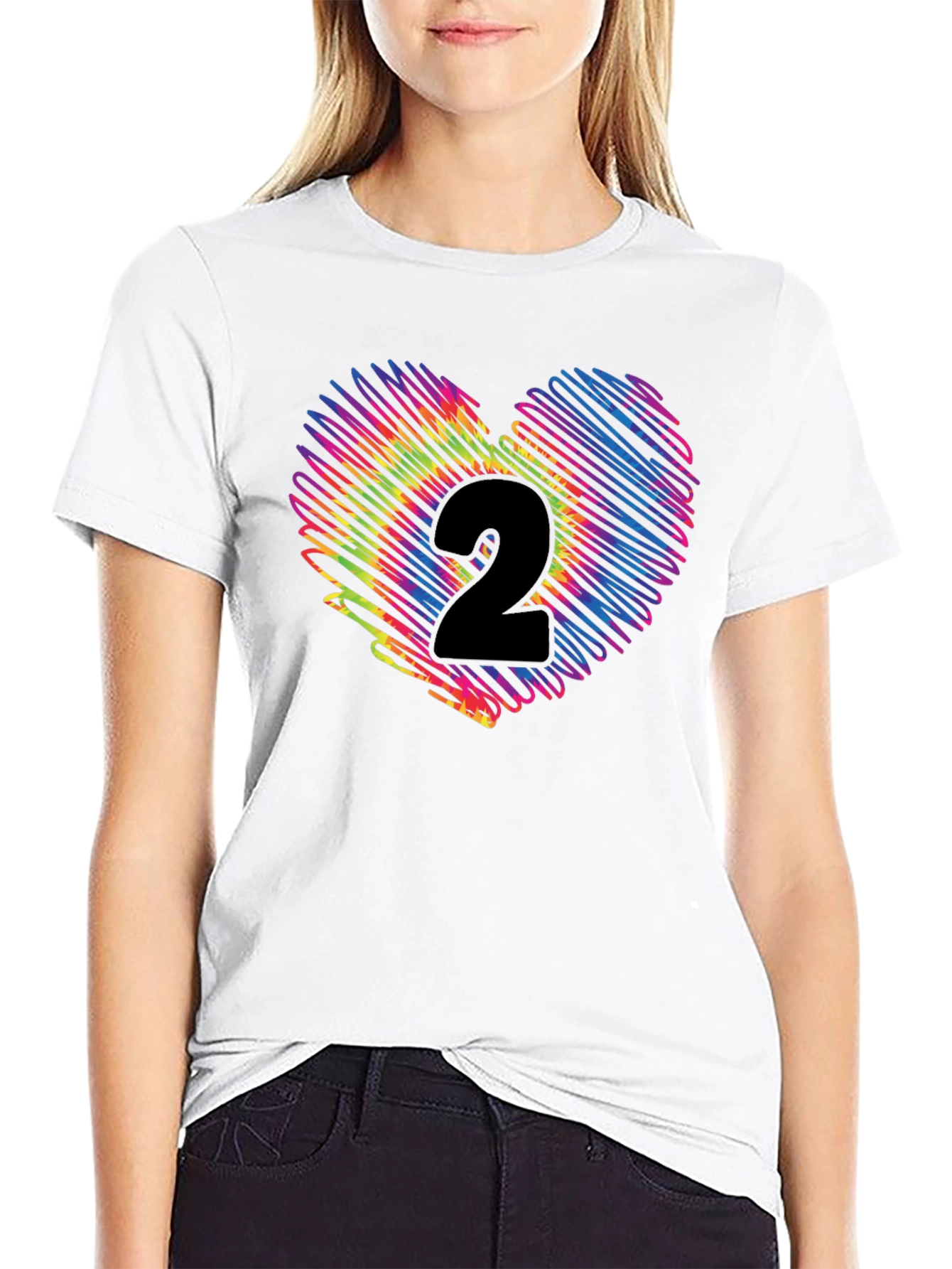 Heart Number 2 Graphic T-Shirt
