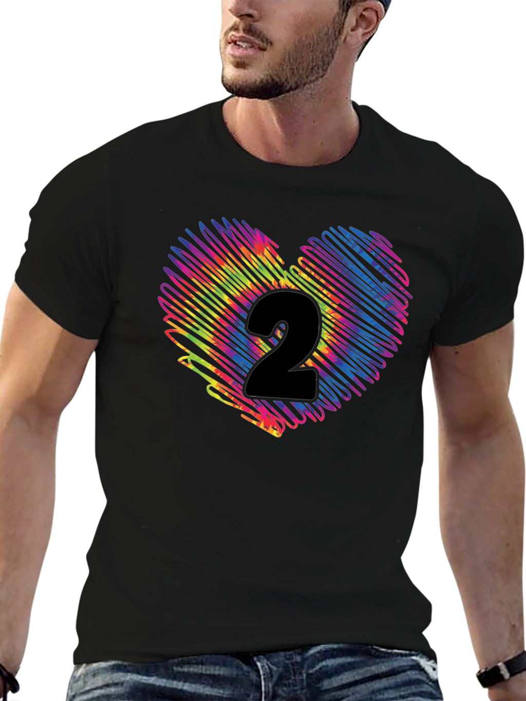 Heart Number 2 Graphic T-Shirt