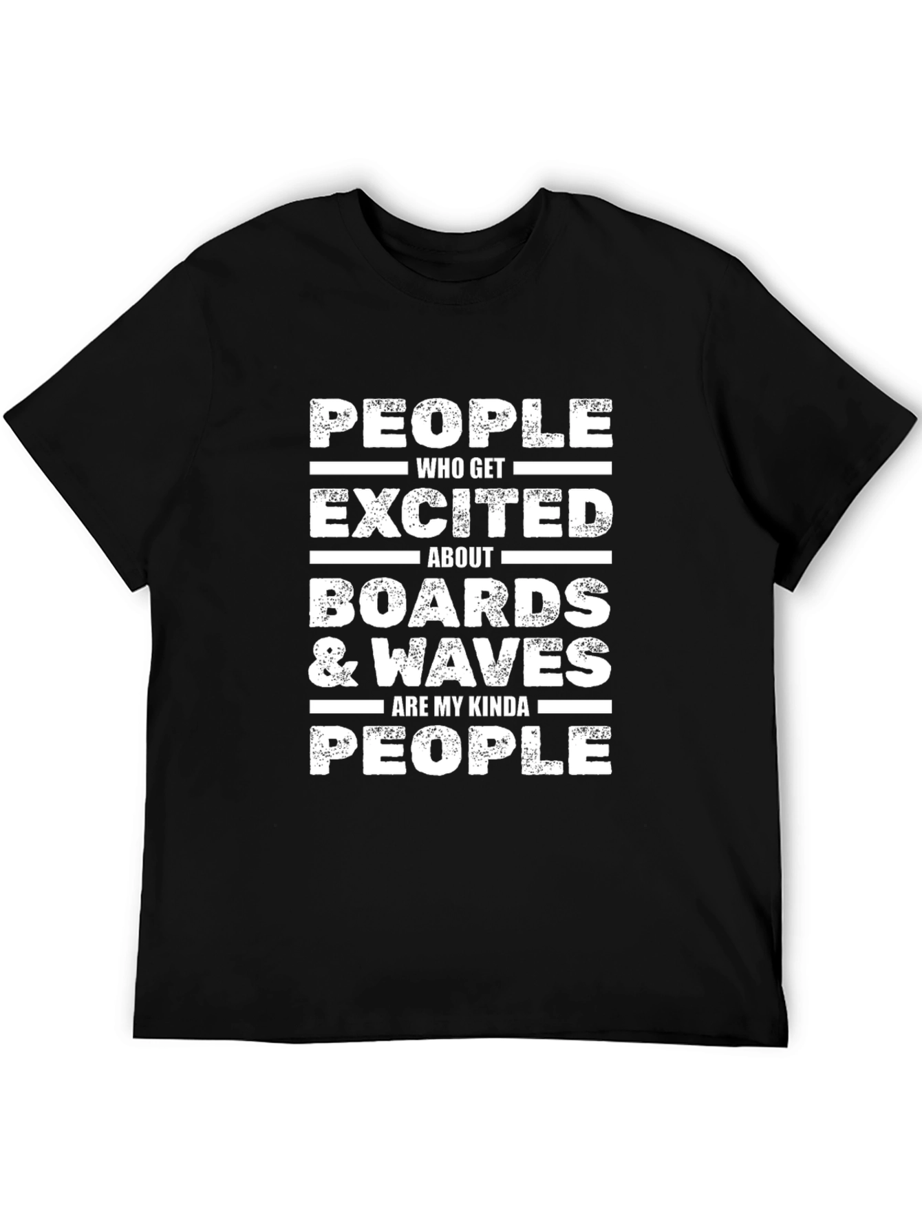 Boards & Waves People Graphic Tee - Black