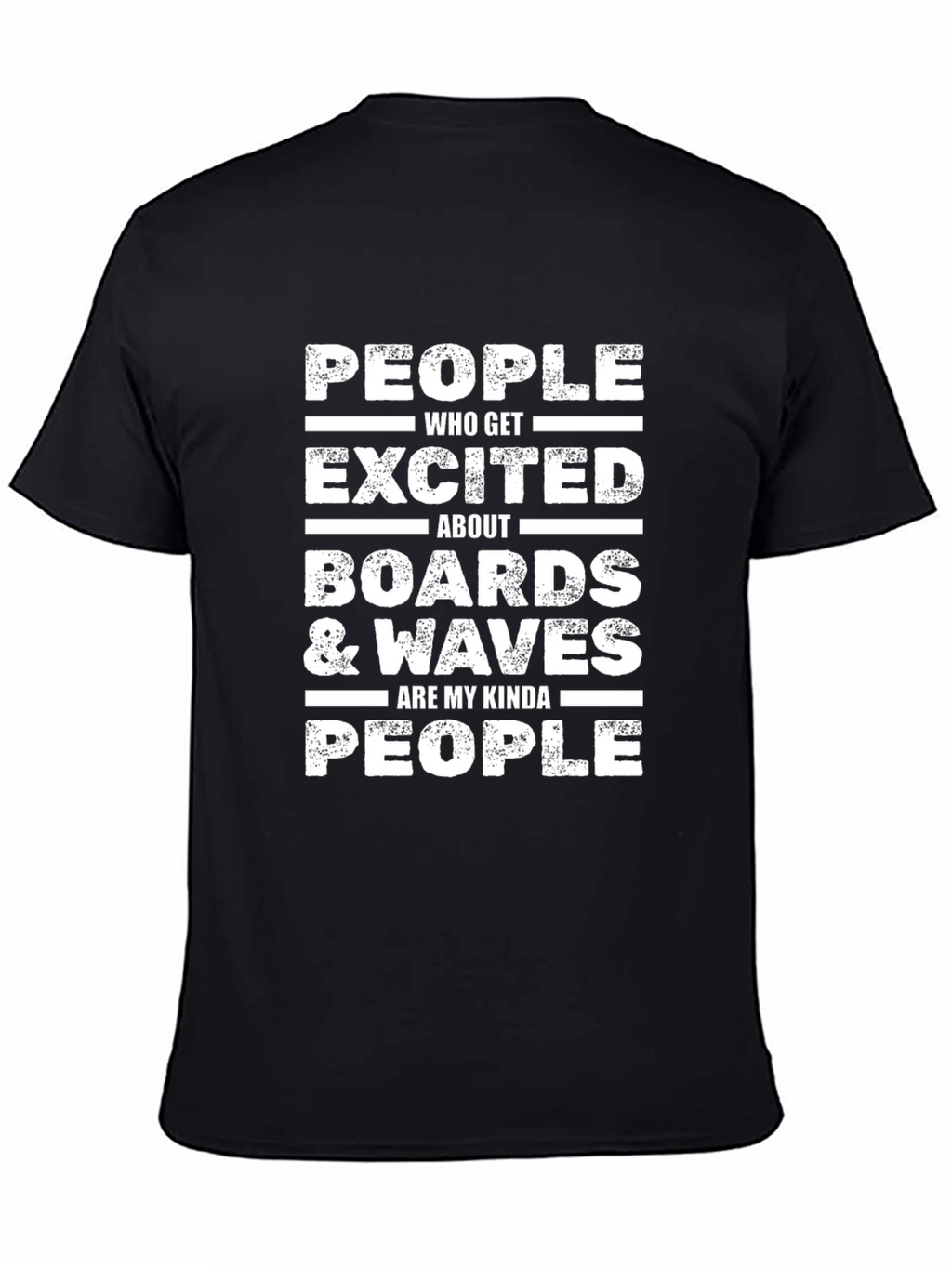 Boards & Waves People Graphic Tee - Black