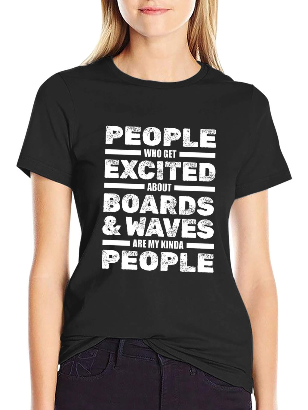Boards & Waves People Graphic Tee - Black