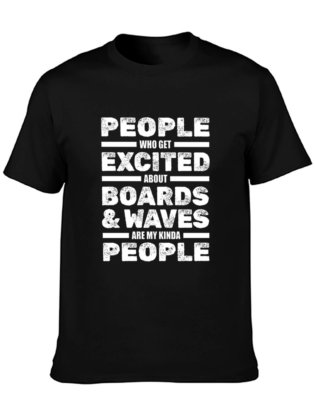 Boards & Waves People Graphic Tee - Black