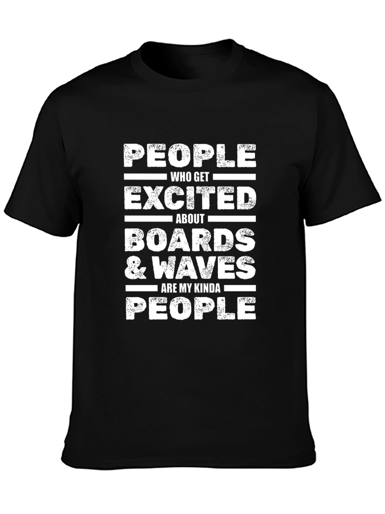 Boards & Waves People Graphic Tee - Black