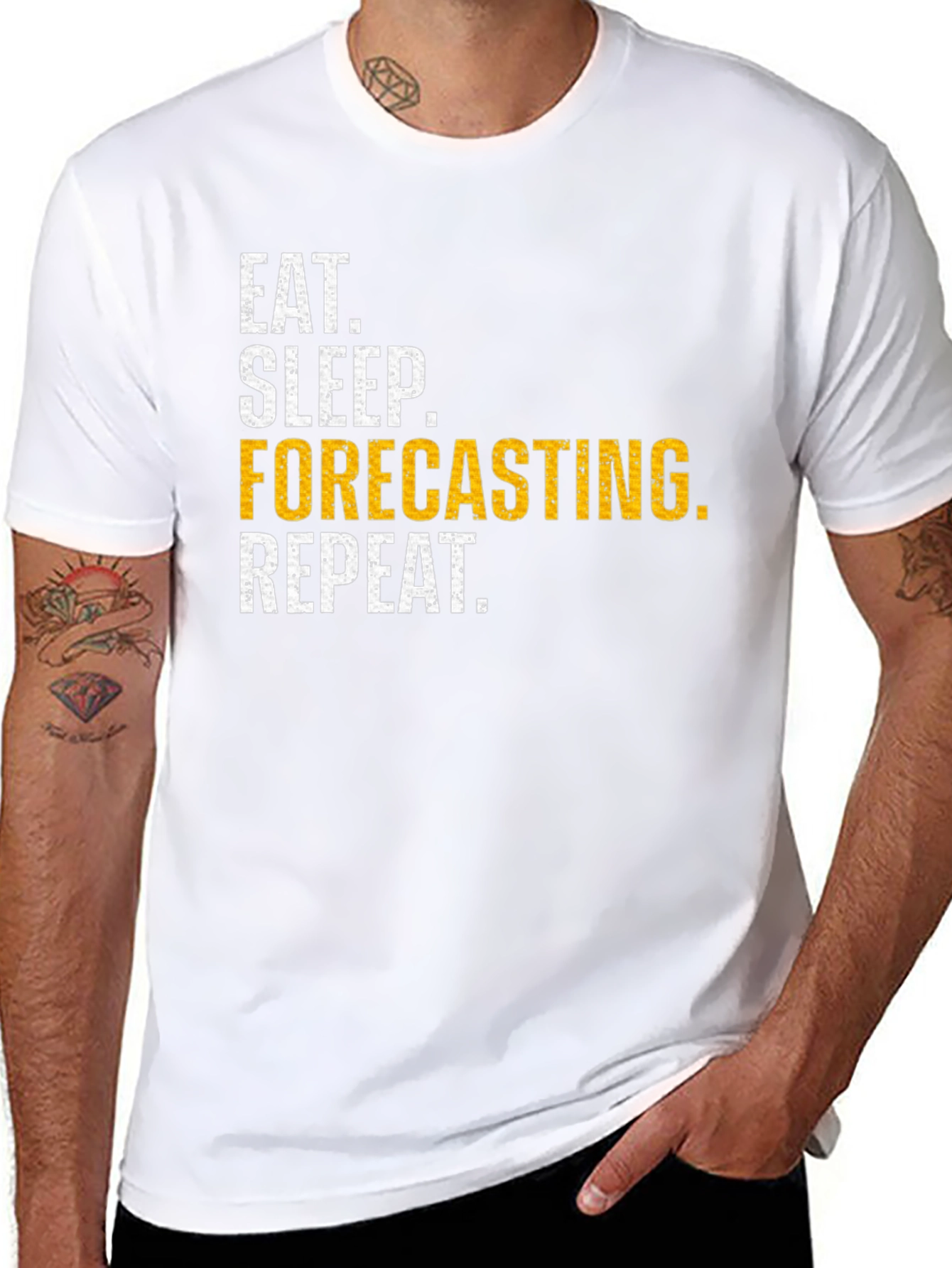 Eat Sleep Forecasting Repeat T-Shirt