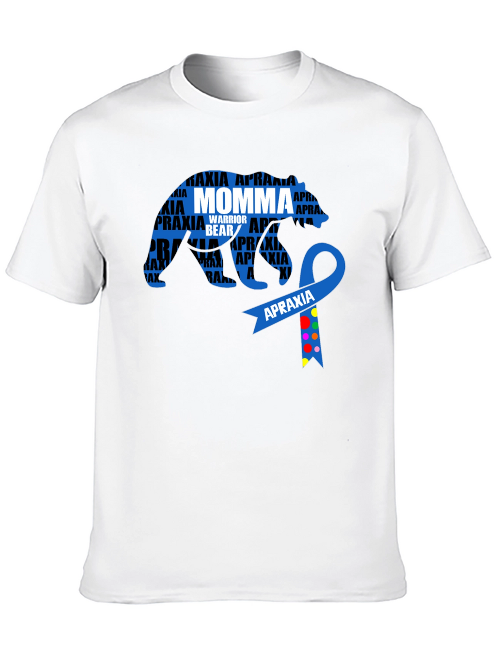 Apraxia Awareness Momma Bear Graphic Tee