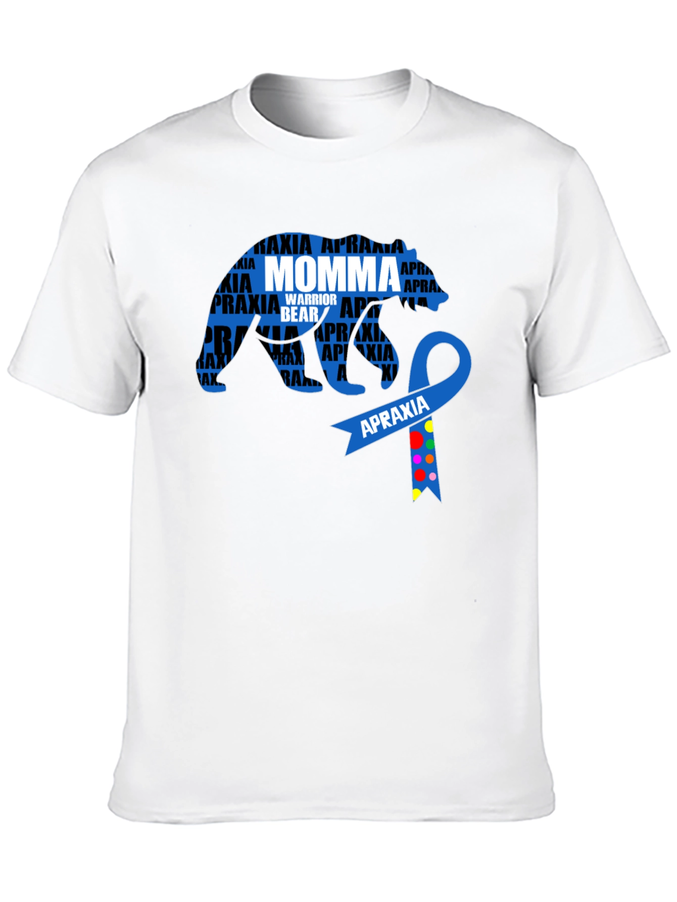 Apraxia Awareness Momma Bear Graphic Tee