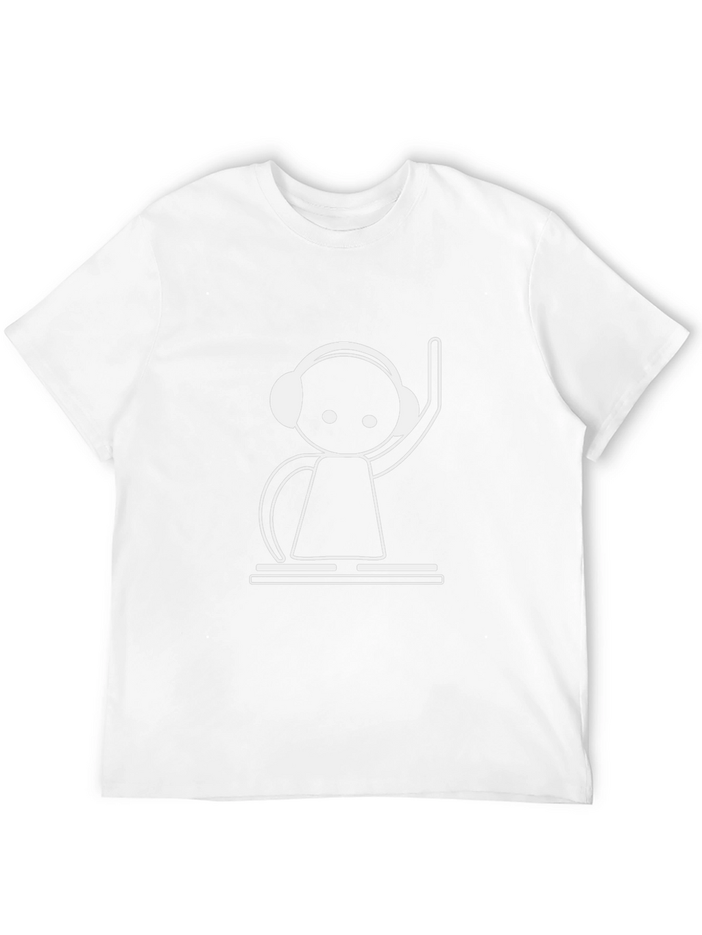 DJ Graphic Tee - Cool Black Cotton T-Shirt