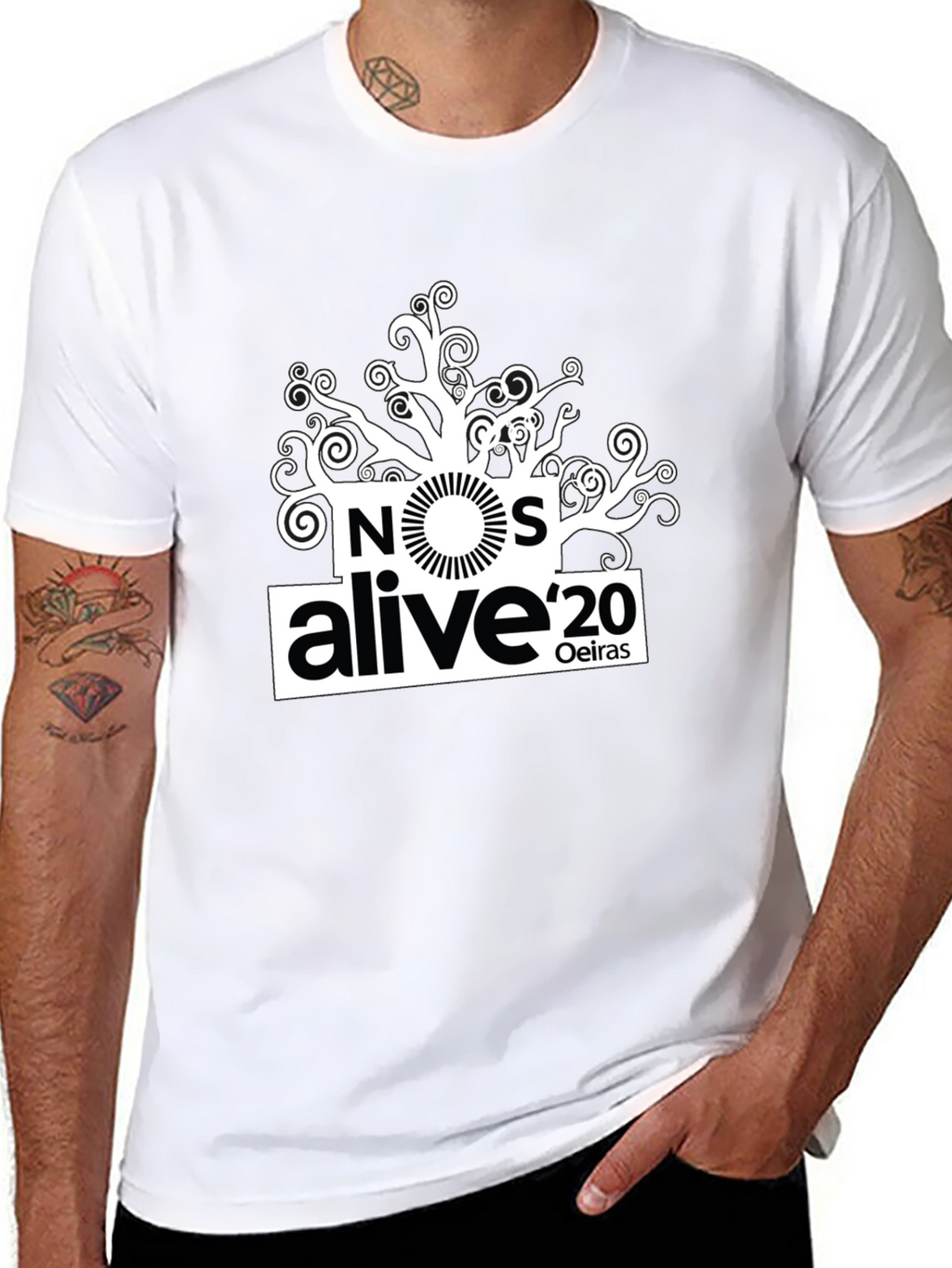NOS Alive 20 Black T-Shirt