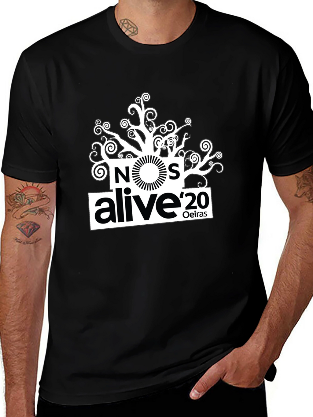 NOS Alive 20 Black T-Shirt