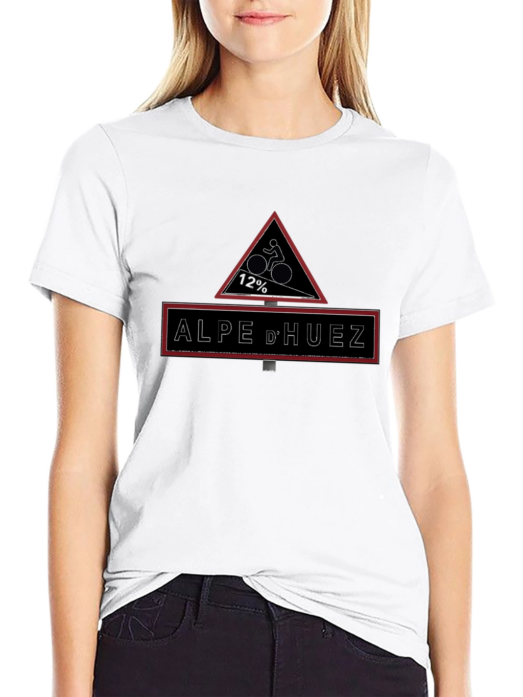 Alpe dHuez Cycling T-Shirt - 12% Gradient
