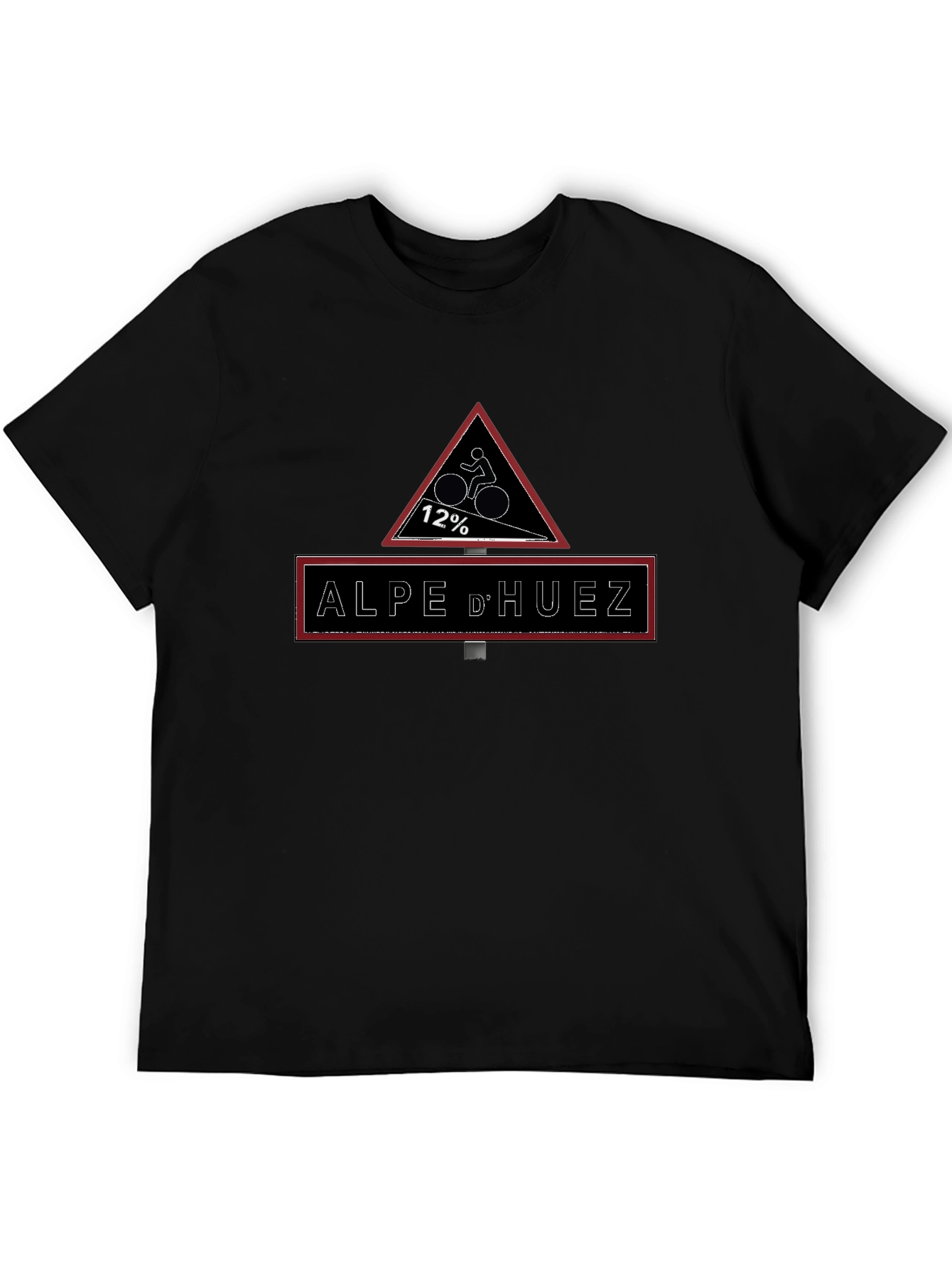 Alpe dHuez Cycling T-Shirt - 12% Gradient