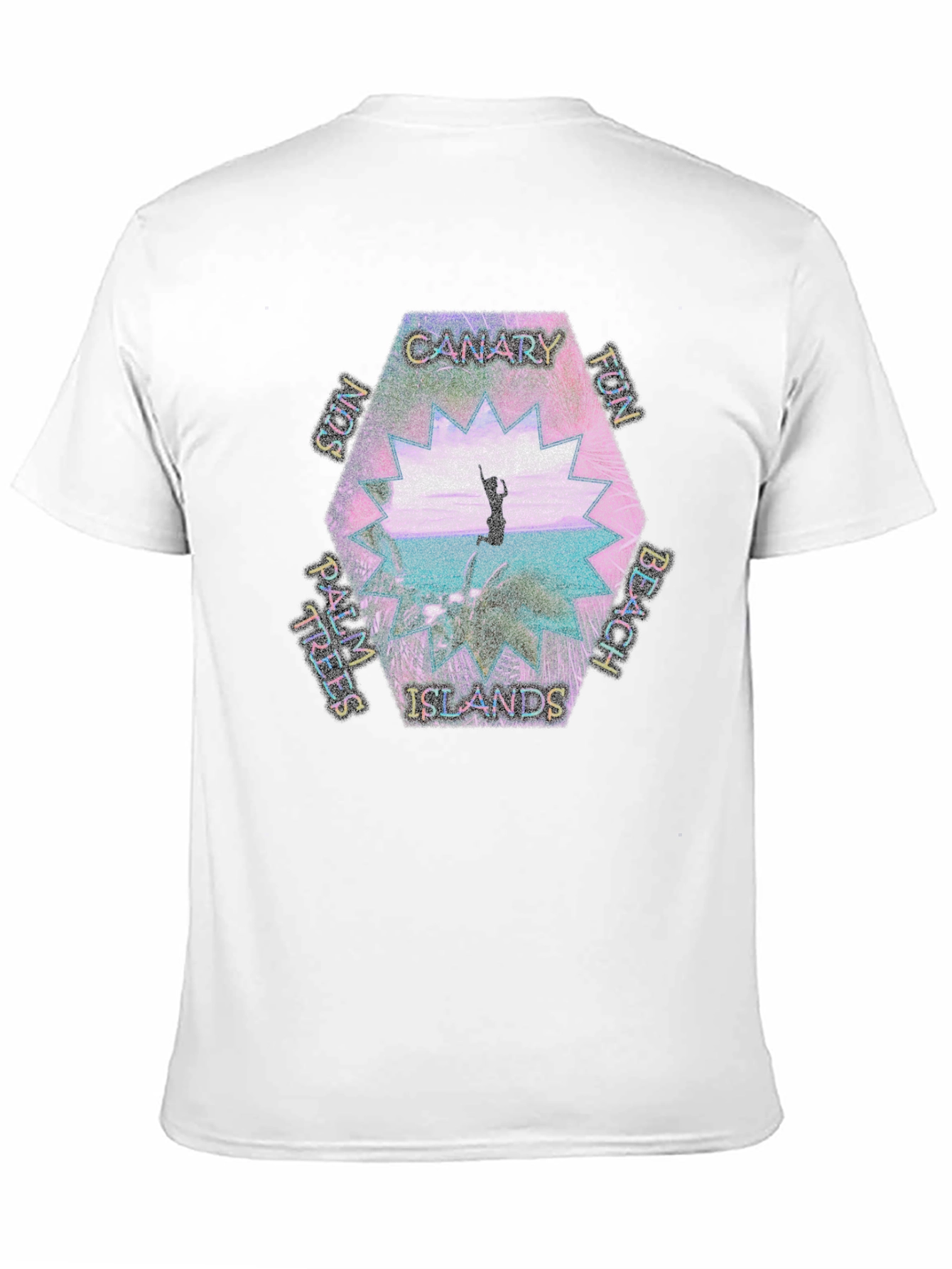 Canary Islands Beach Graphic Tee - Tropical Fun