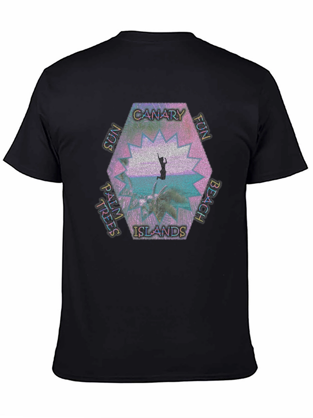 Canary Islands Beach Graphic Tee - Tropical Fun