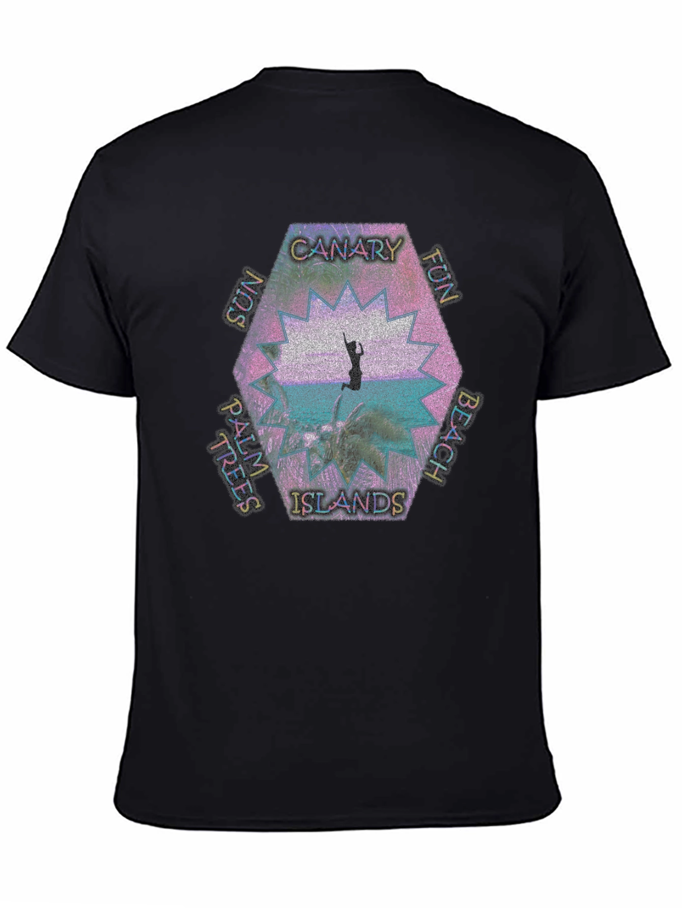 Canary Islands Beach Graphic Tee - Tropical Fun