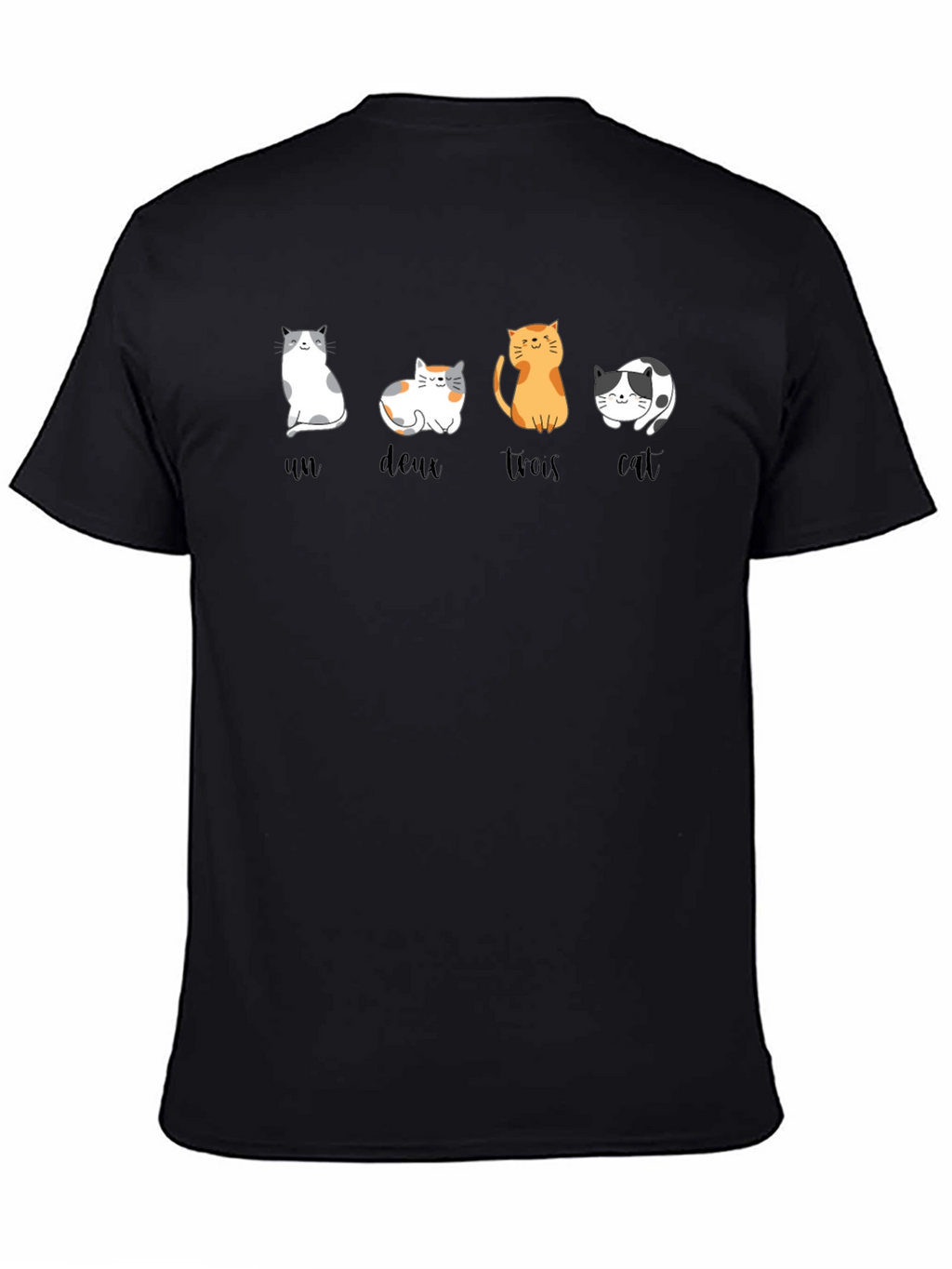 Cat Numbers T-Shirt - Un Deux Trois Cat!
