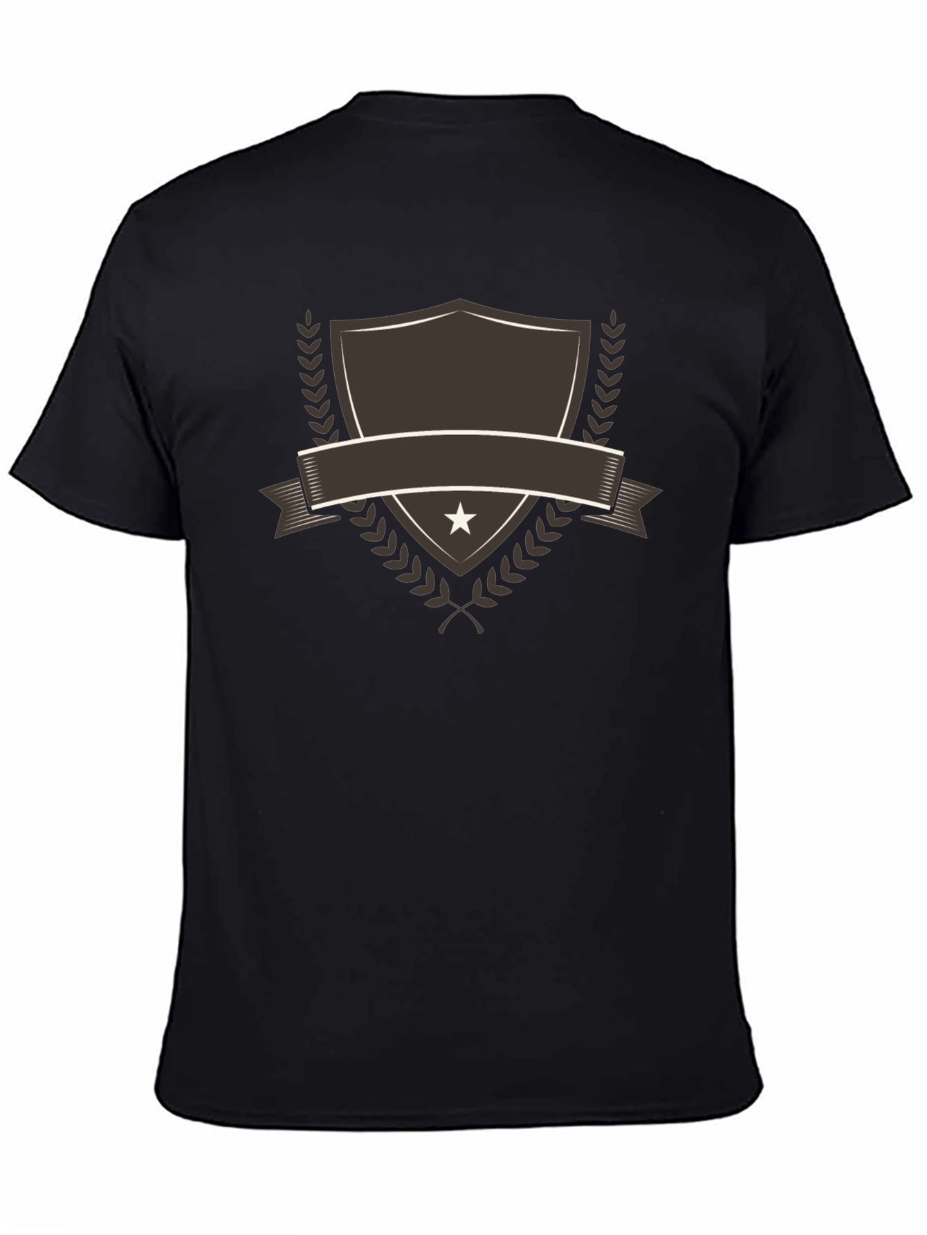 Emblem Shield Graphic Tee - Stylish Casual Shirt