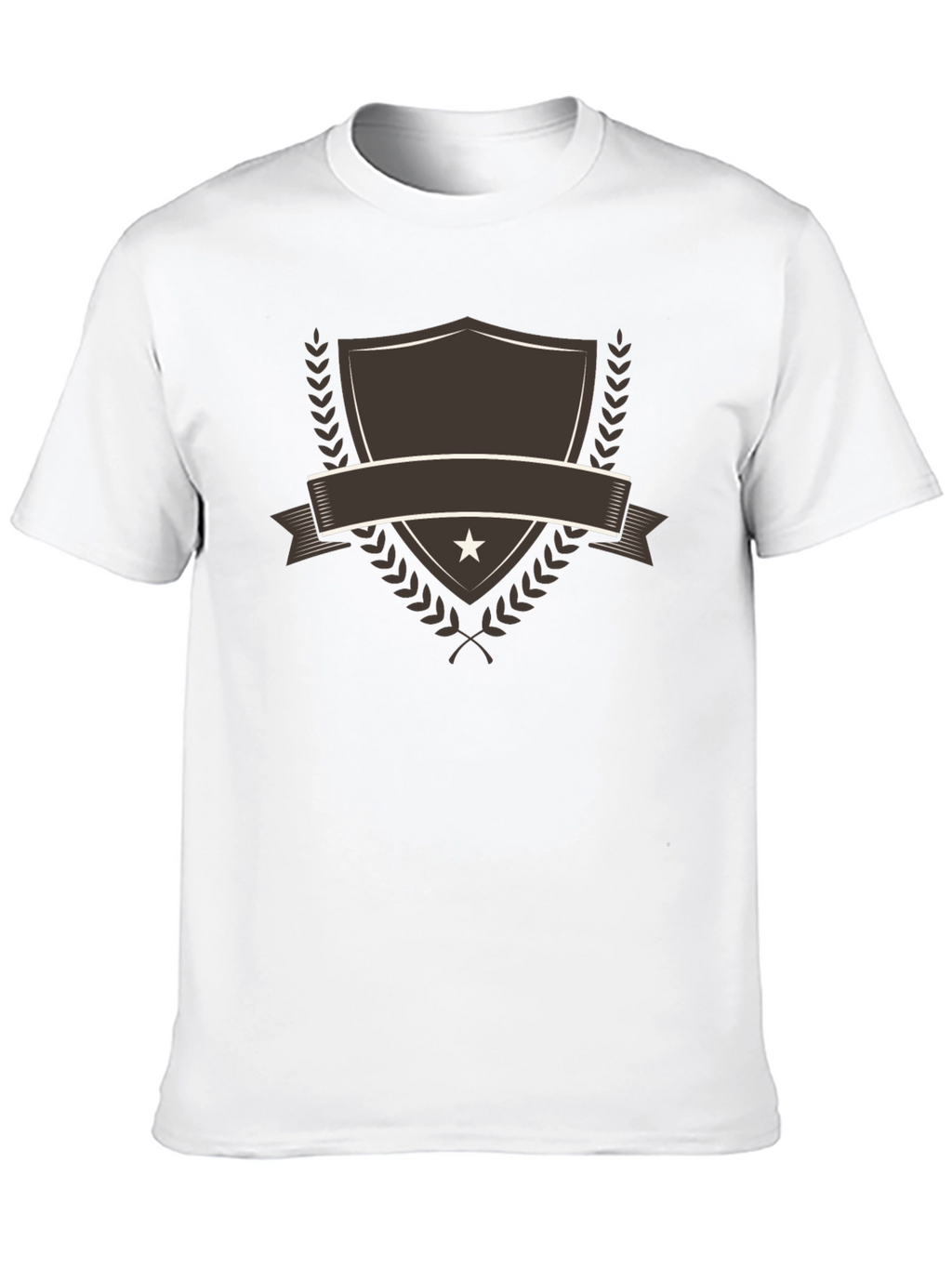 Emblem Shield Graphic Tee - Stylish Casual Shirt