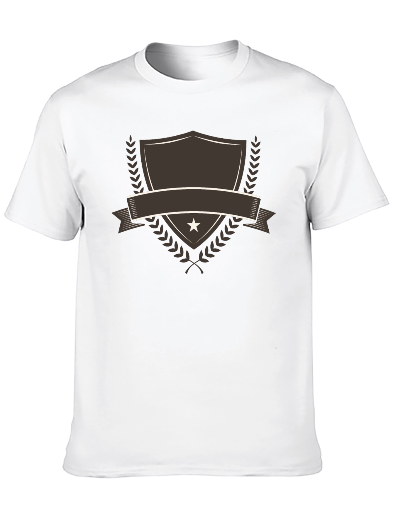 Emblem Shield Graphic Tee - Stylish Casual Shirt