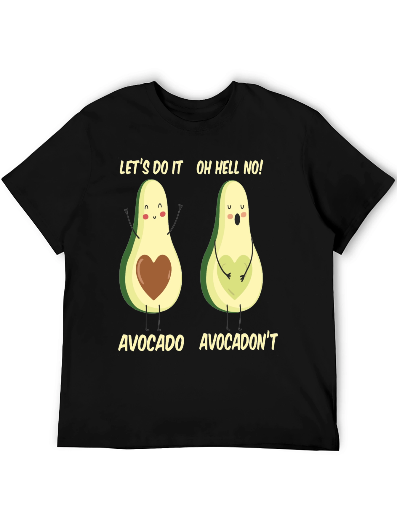 Avocado Pun T-Shirt: Lets Do It! Avocadont!