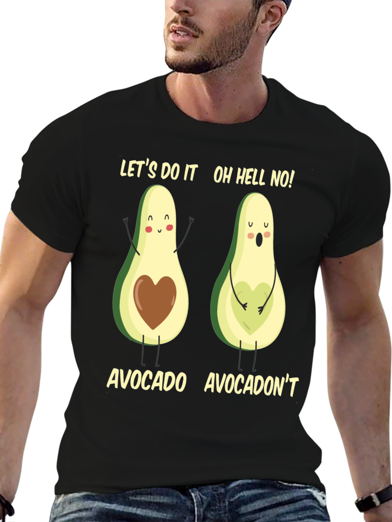 Avocado Pun T-Shirt: Lets Do It! Avocadont!