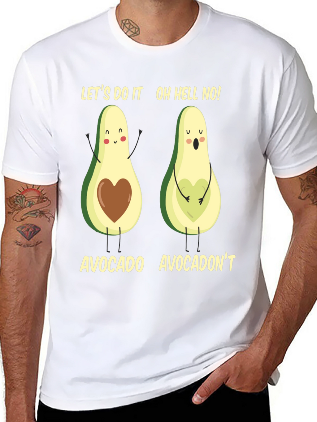 Avocado Pun T-Shirt: Lets Do It! Avocadont!