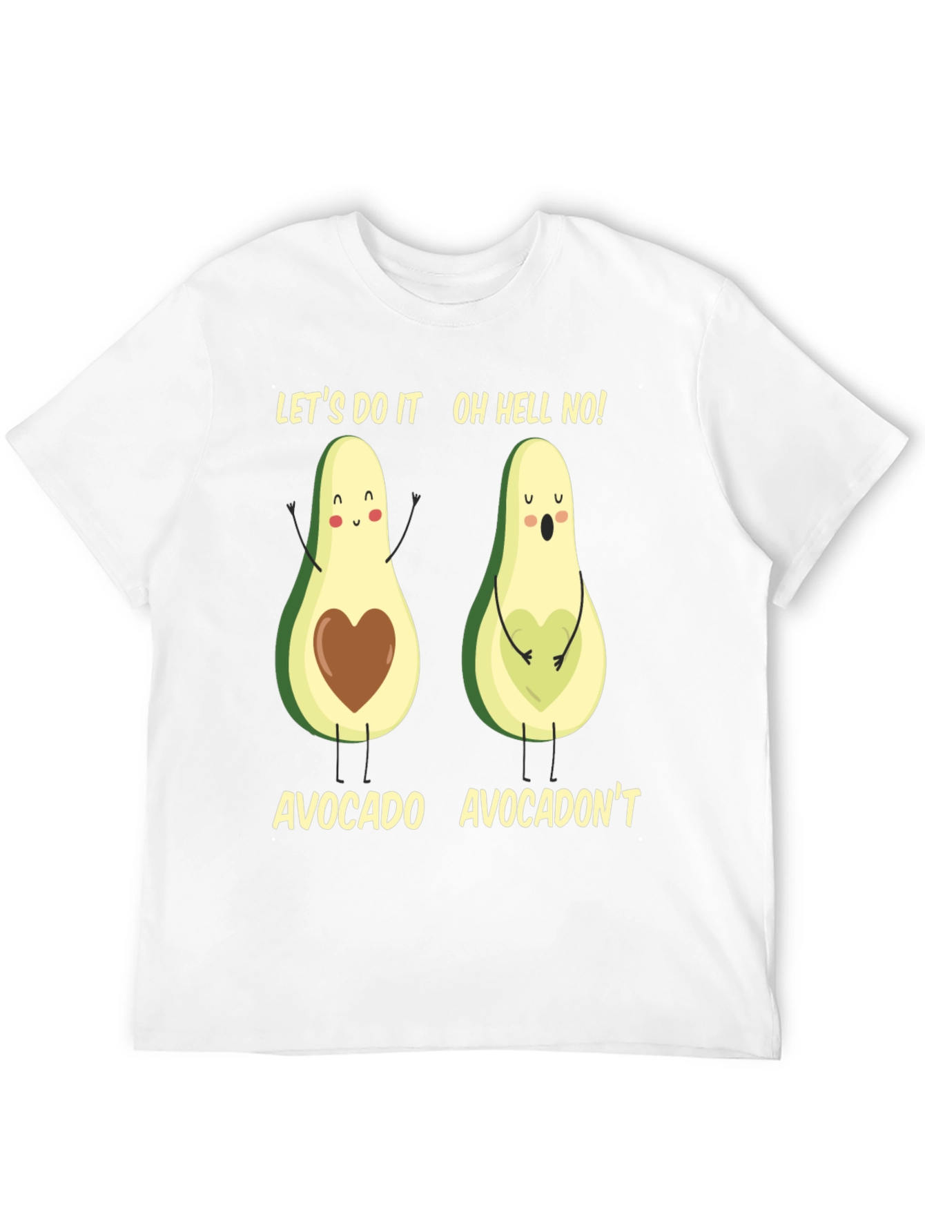 Avocado Pun T-Shirt: Lets Do It! Avocadont!