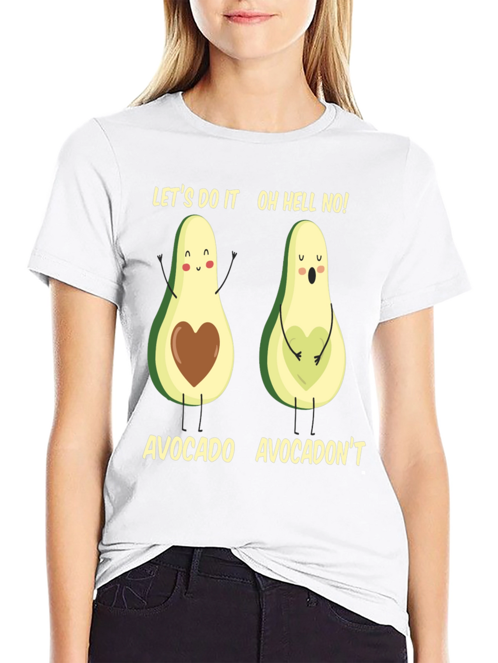 Avocado Pun T-Shirt: Lets Do It! Avocadont!