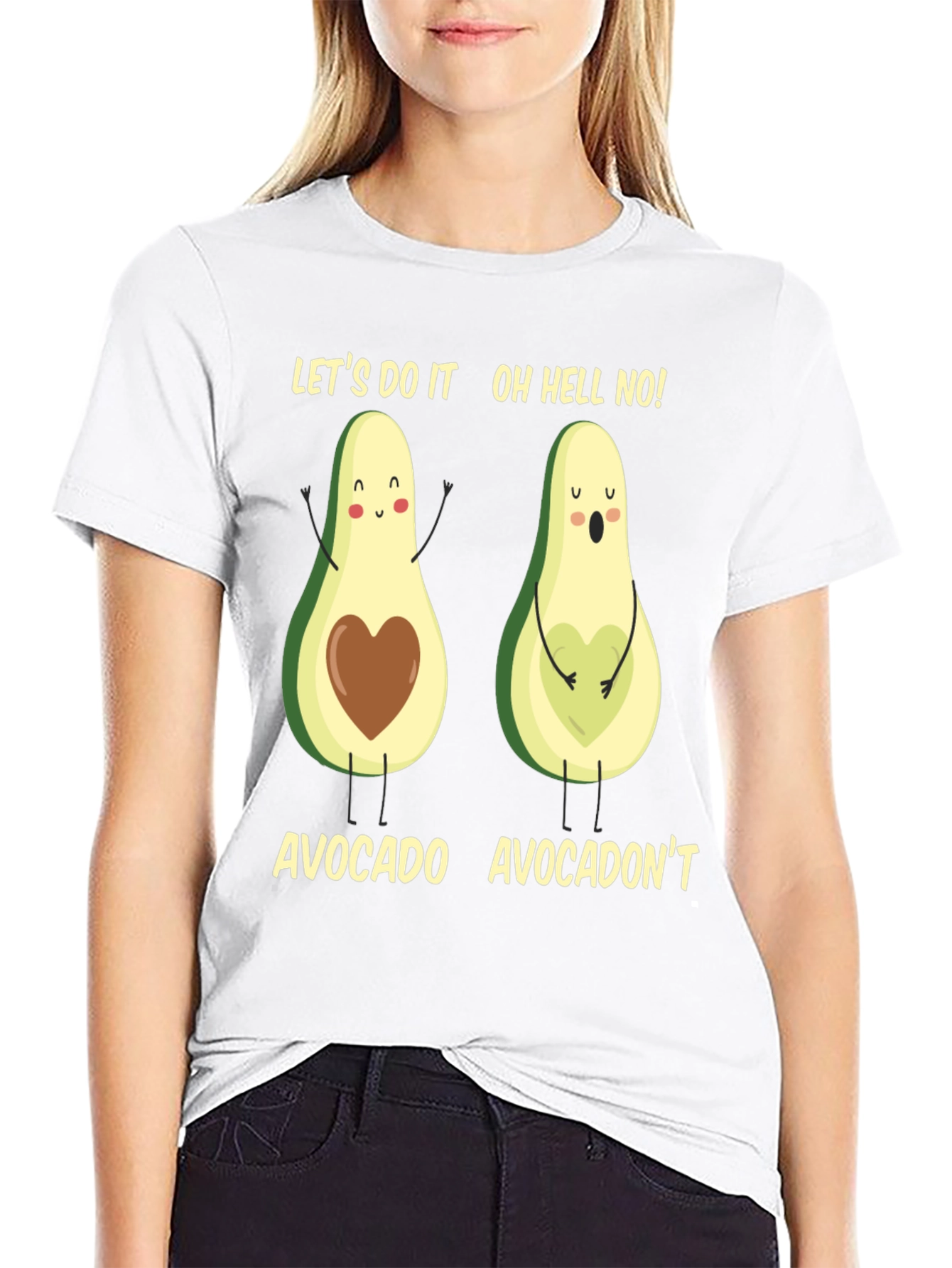 Avocado Pun T-Shirt: Lets Do It! Avocadont!