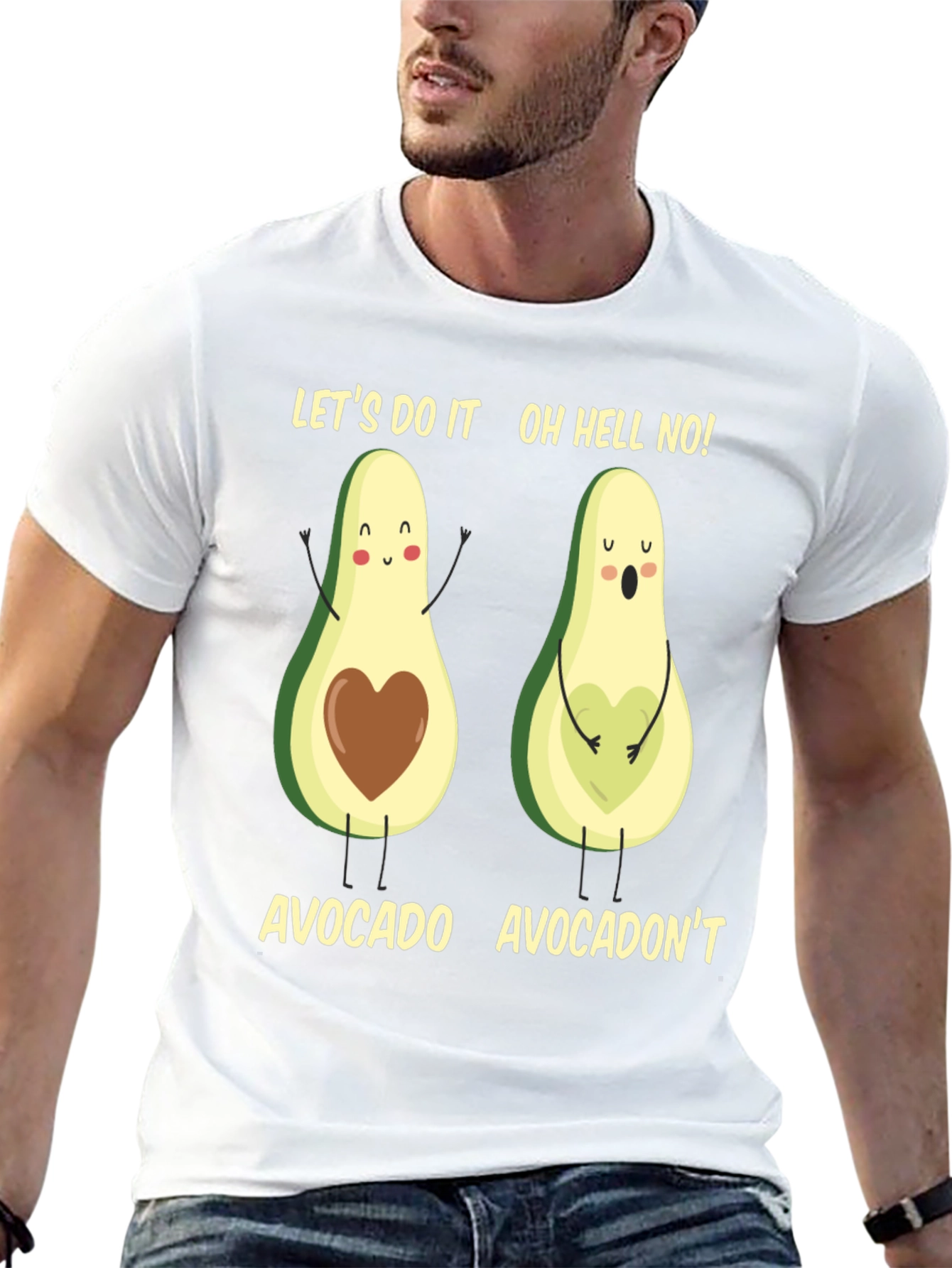 Avocado Pun T-Shirt: Lets Do It! Avocadont!