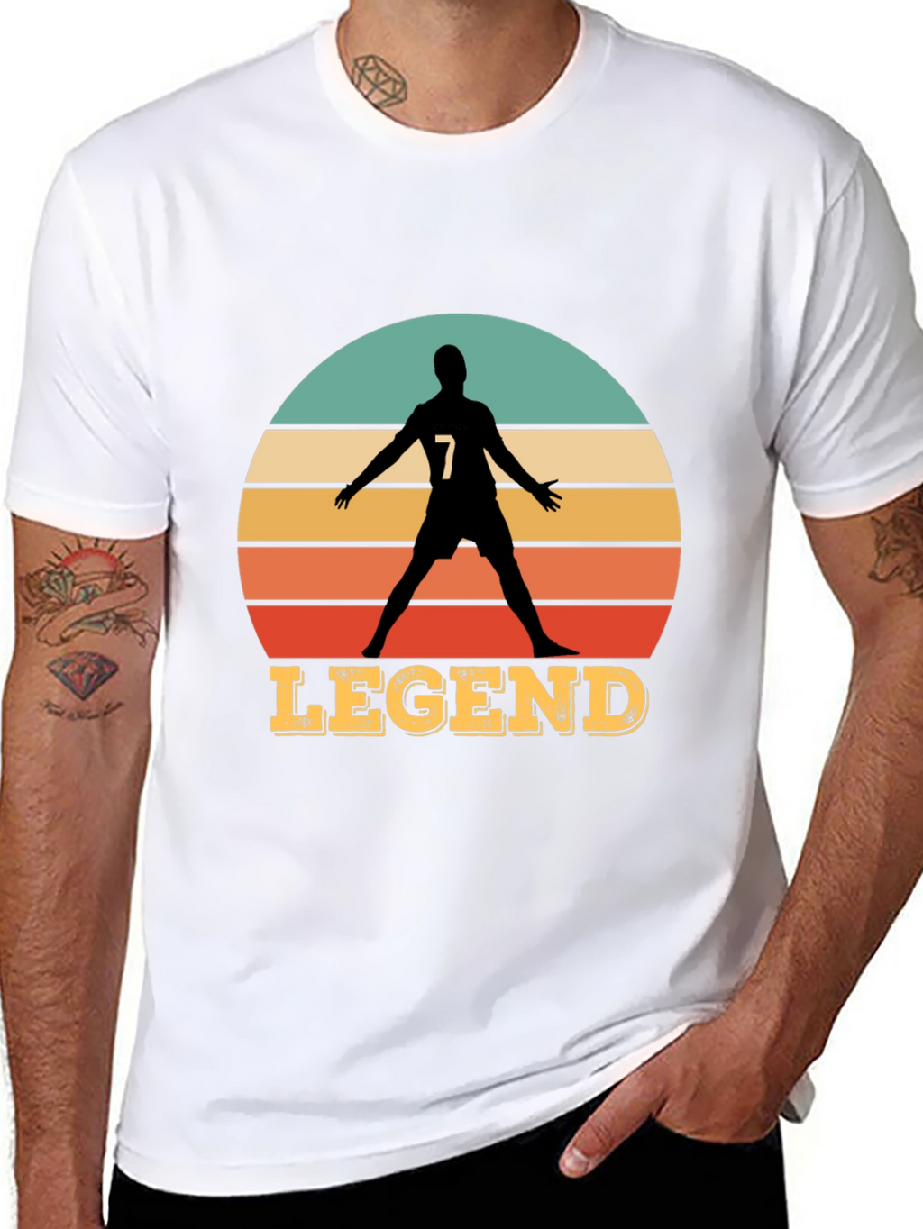 Legend Soccer Player Graphic T-Shirt