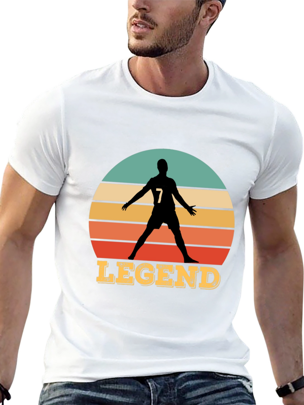 Legend Soccer Player Graphic T-Shirt