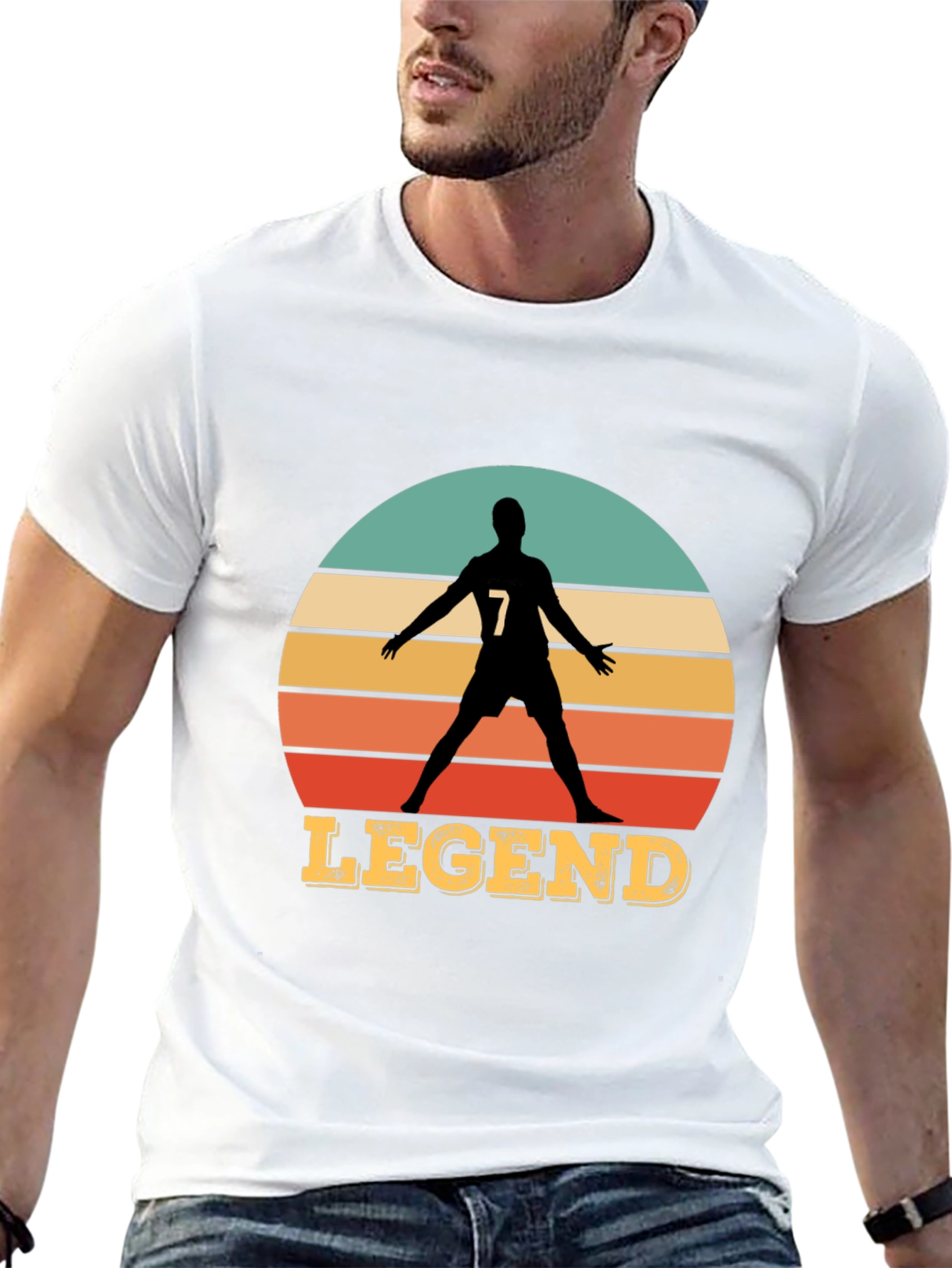 Legend Soccer Player Graphic T-Shirt