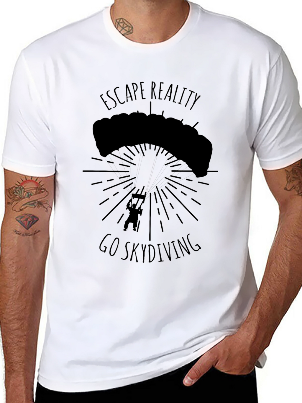 Escape Reality Skydiving T-Shirt - Adventure Ready