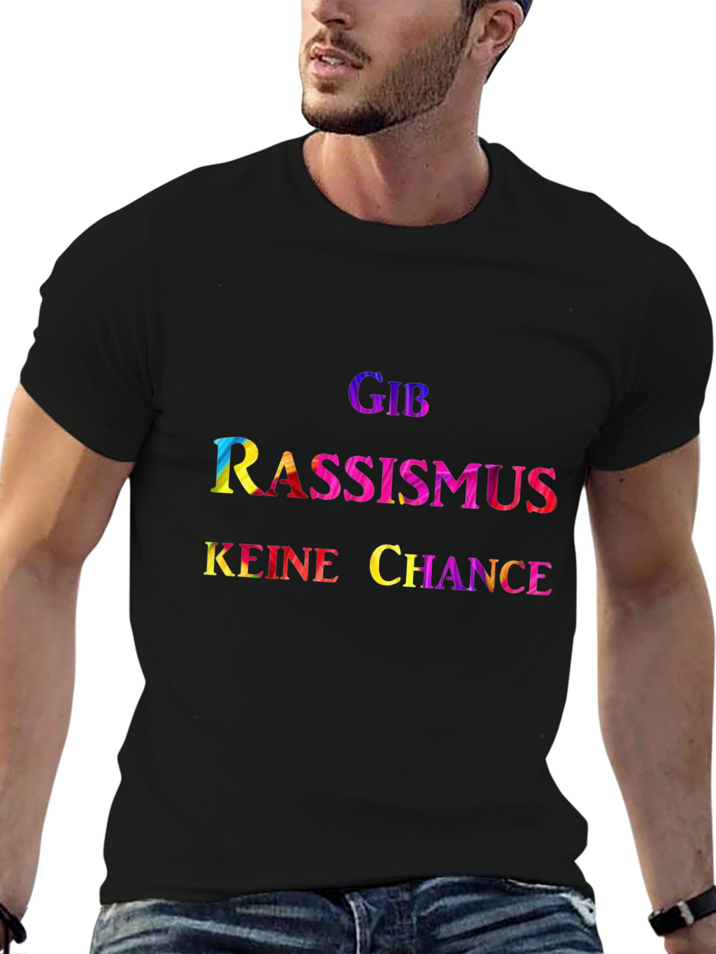 Give Racism No Chance - Graphic T-Shirt