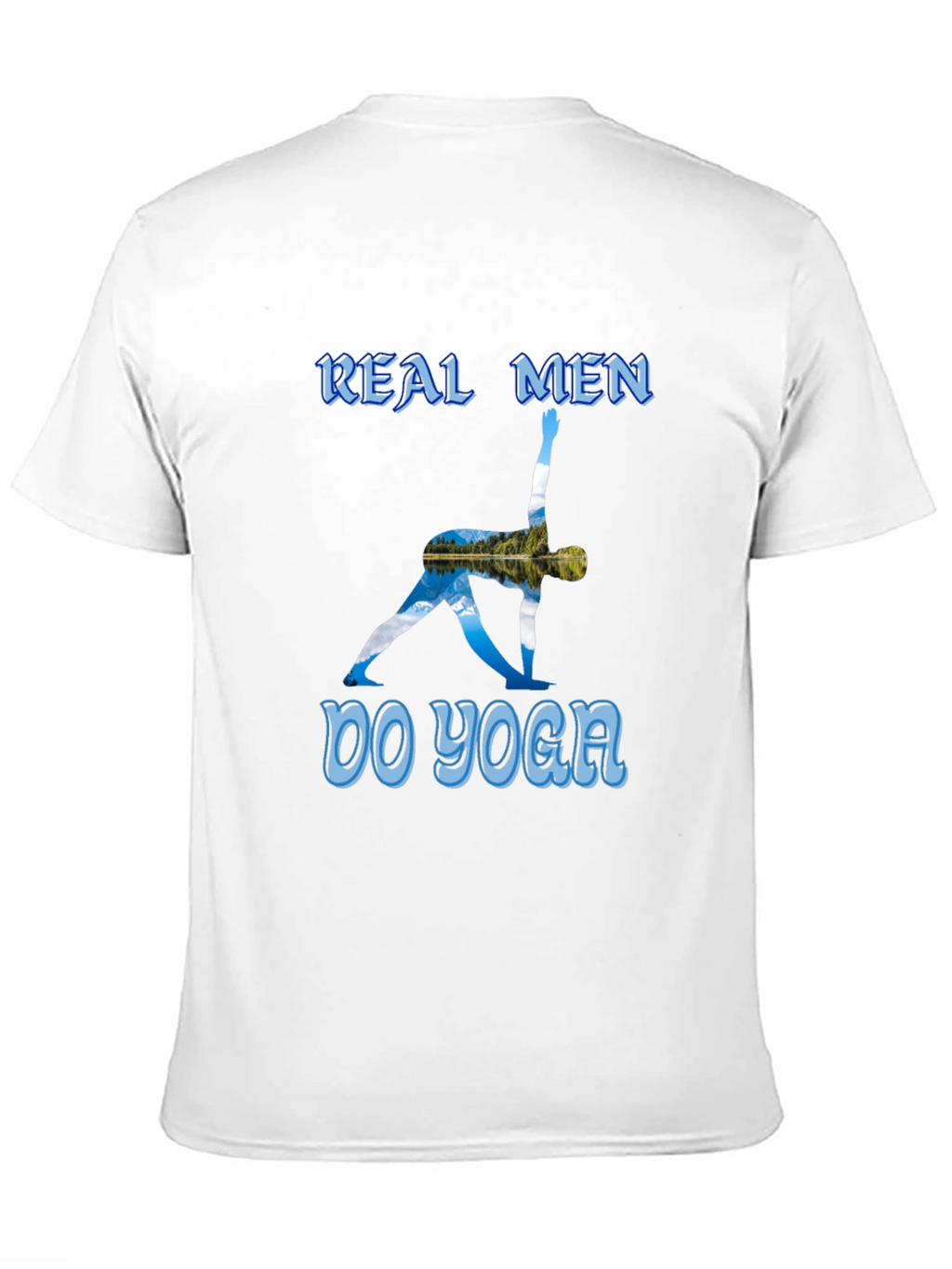 Real Men Do Yoga T-Shirt - Black