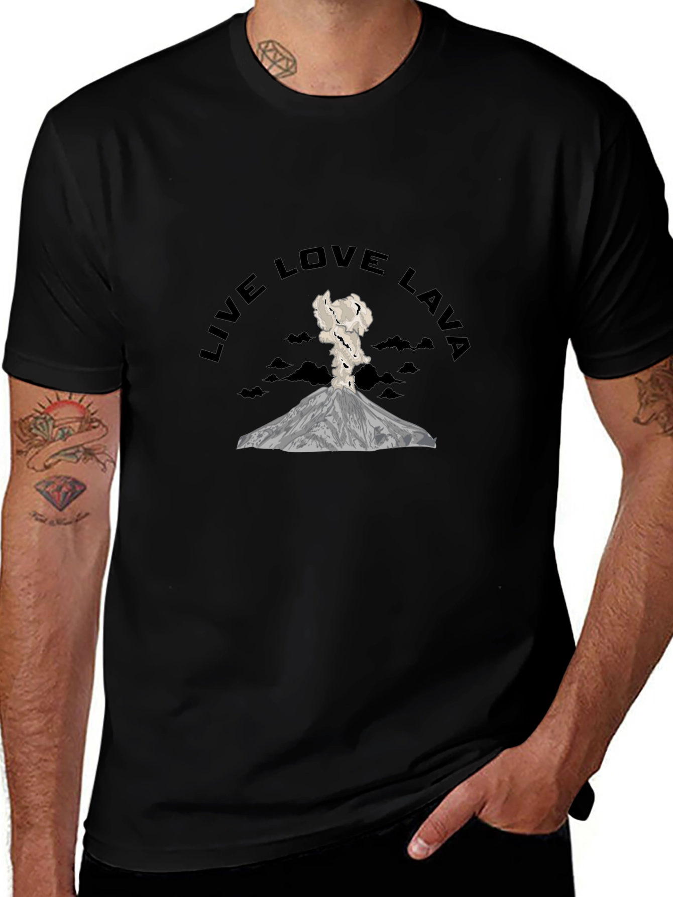 Live Love Lava T-Shirt - Volcano Graphic Tee