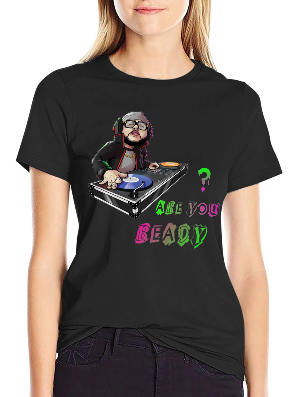 DJ Graphic Tee - Are You Ready?