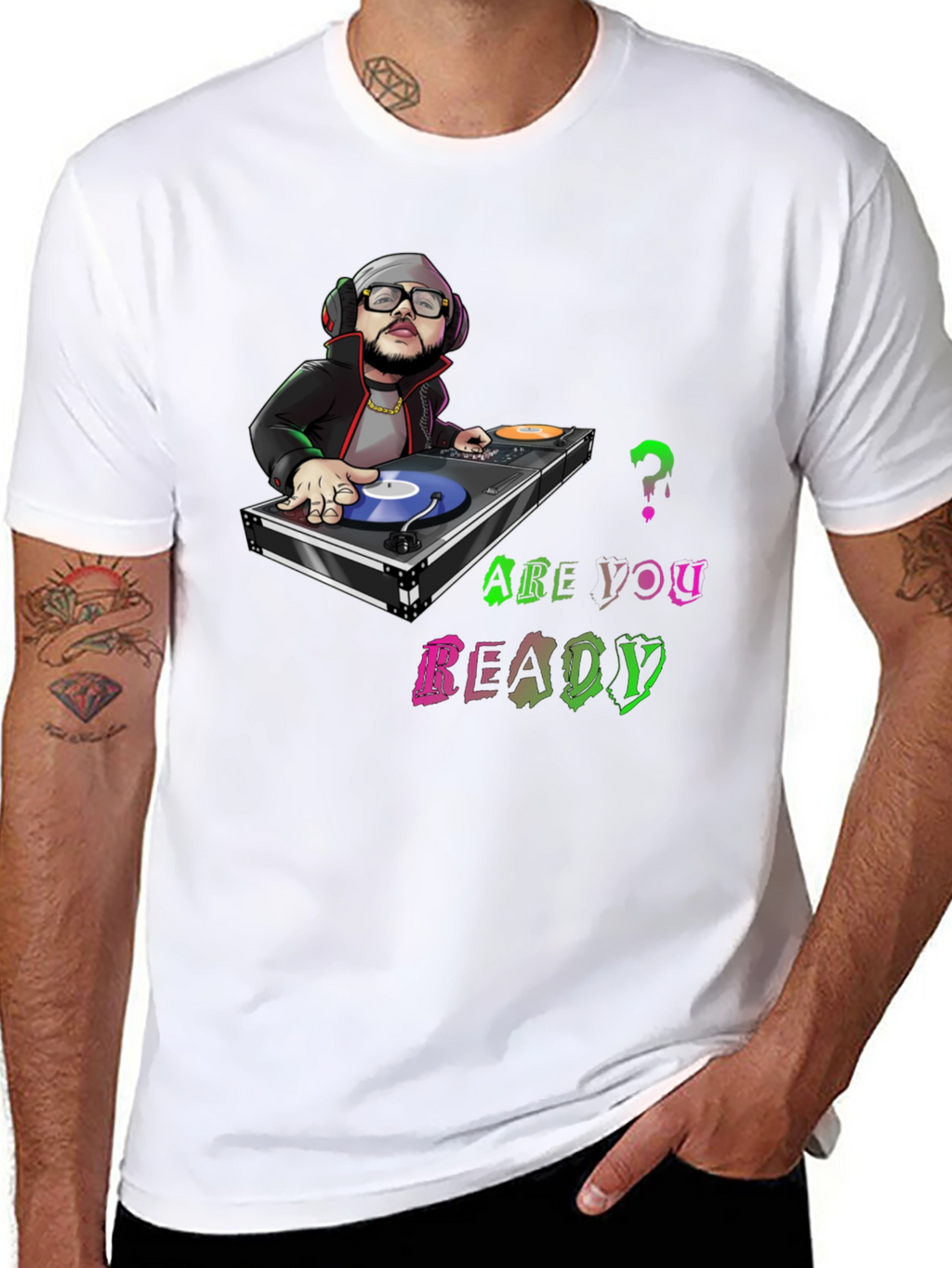 DJ Graphic Tee - Are You Ready?
