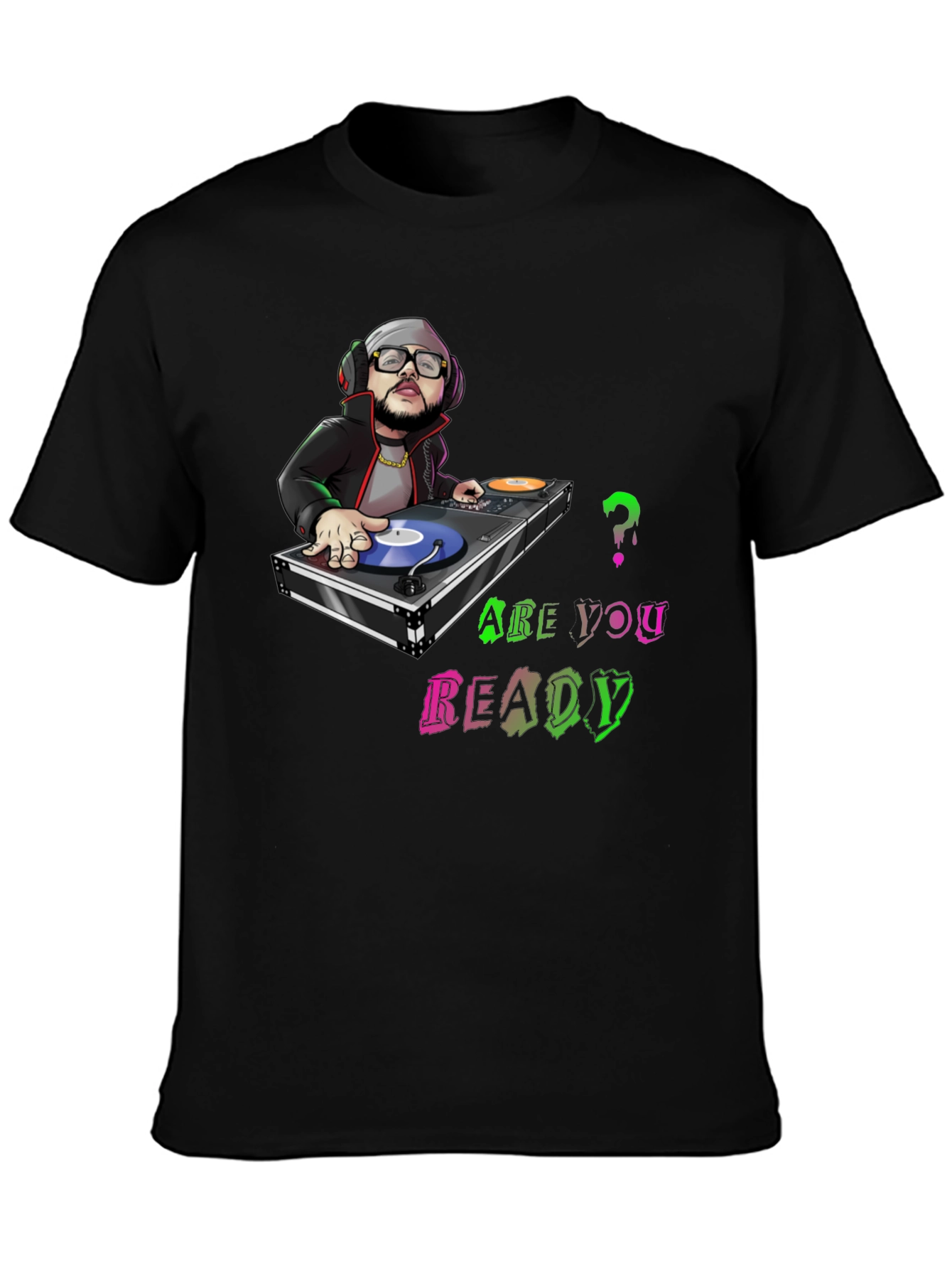 DJ Graphic Tee - Are You Ready?